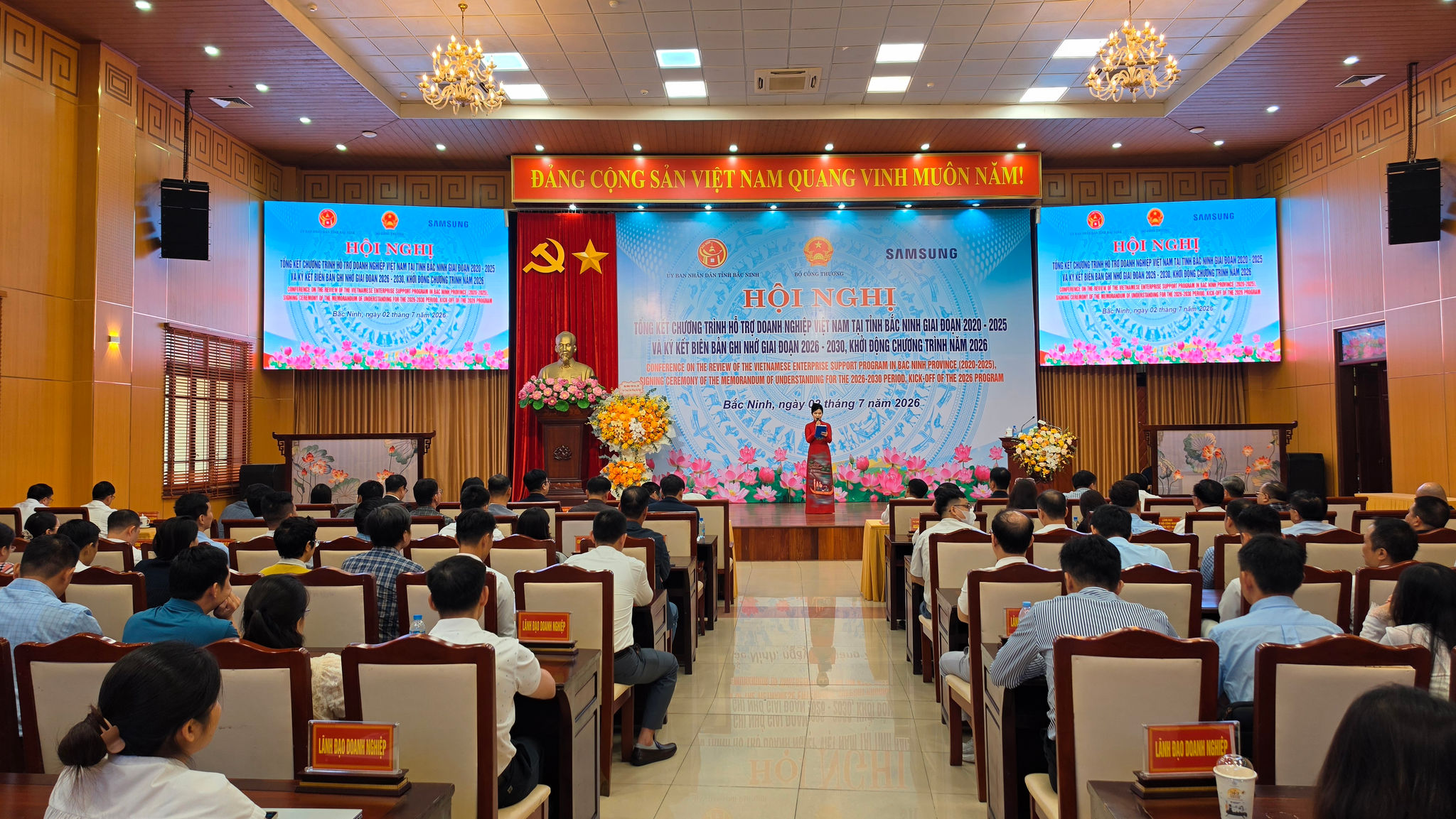 Ảnh toàn cảnh tại Hội nghị
