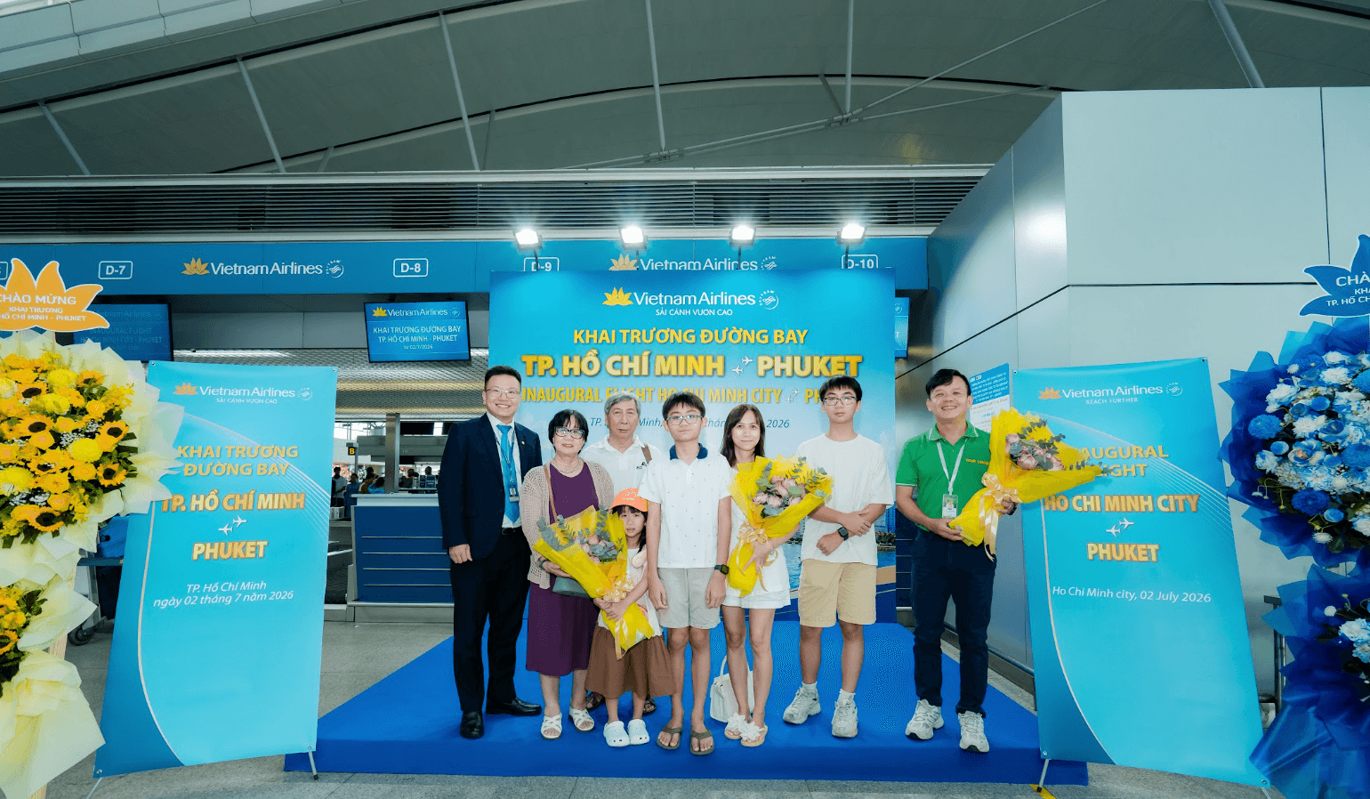 Ảnh 2_ Vietnam Airlines chính thức khai trương đường bay thẳng TP.HCM – Phuket, nâng tổng tần suất khai thác giữa Việt Nam và Thái Lan lên gần 70 chuyến bay mỗi tuần.