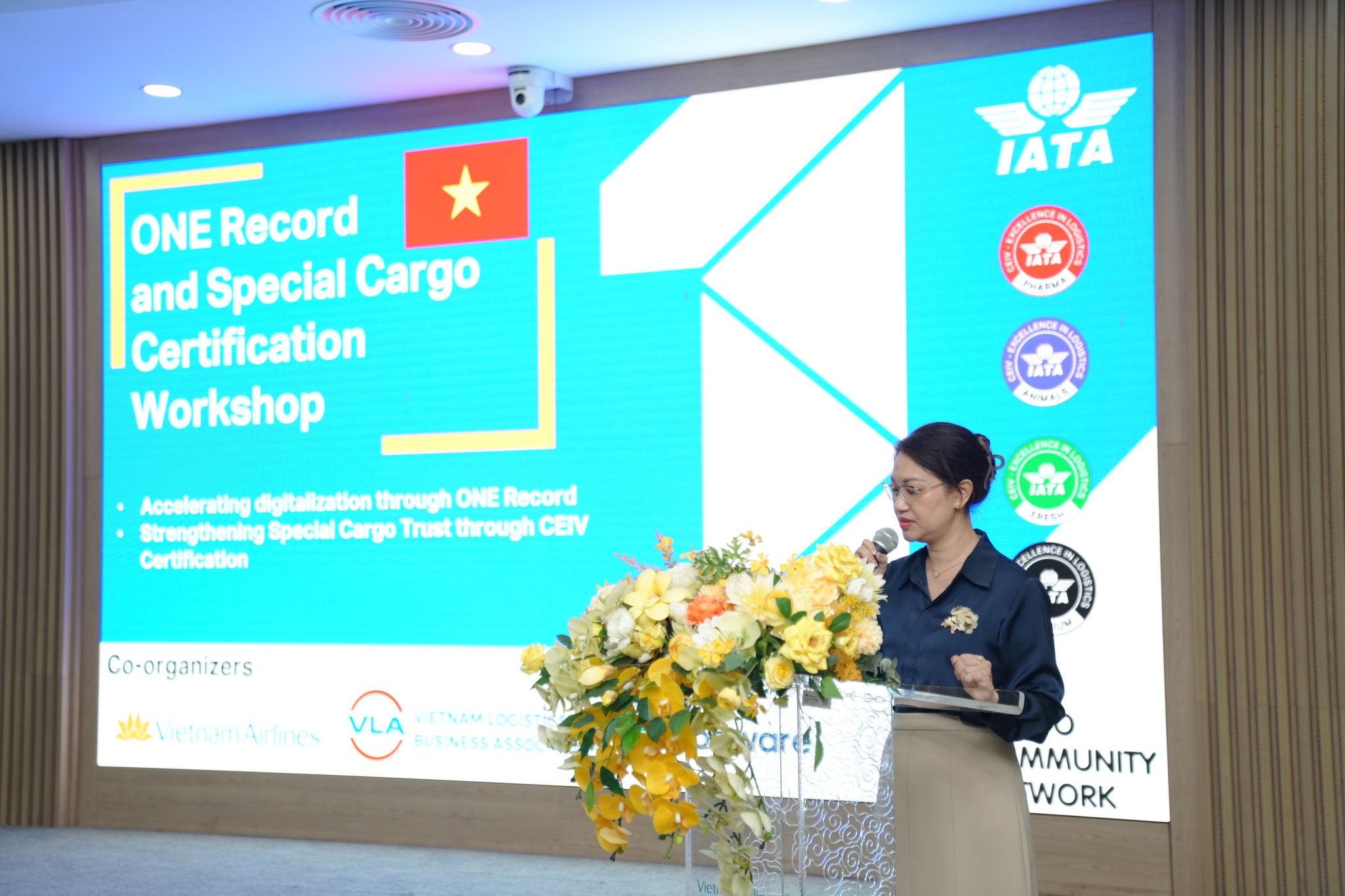 Ảnh 3_ Bà Nguyễn Thanh Hương – Giám đốc IATA tại Việt Nam