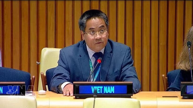Minister Counsellor Nguyen Hai Luu, Deputy Permanent Representative of Vietnam to the UN (Photo: VNA)