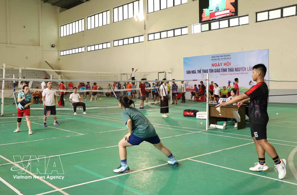 The 4th culture and sports festival of religious followers in Thai Nguyen province in 2025 (Photo: VNA)