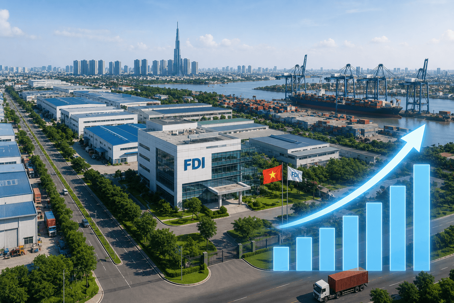 TP. Hồ Chí Minh Công nghiệp và FDI tiếp sức mục tiêu tăng trưởng hai con số 1