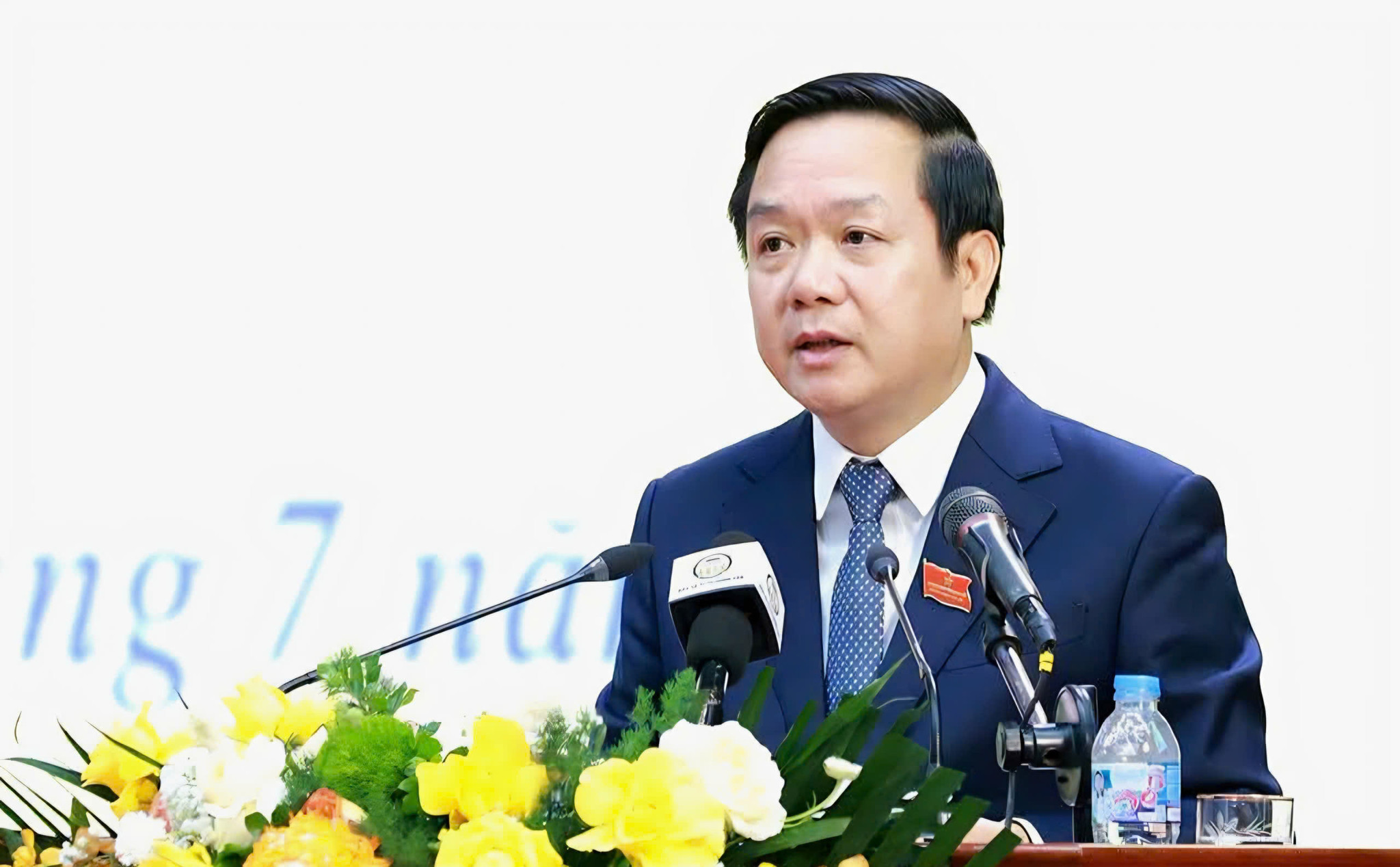 Ủy viên Trung ương Đảng, Bí thư Tỉnh ủy Hưng Yên Phạm Quang Ngọc phát biểu chỉ đạo tại kỳ họp