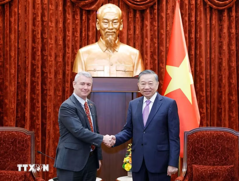 Tổng QQ8823 Nổ Hũ, QQ88k Game Bài nước Tô Lâm tiếp Đại sứ Vương quốc Bỉ Karl Van Den Bossche chào từ biệt kết thúc nhiệm kỳ công tác. (Ảnh: Thống Nhất/TTXVN)