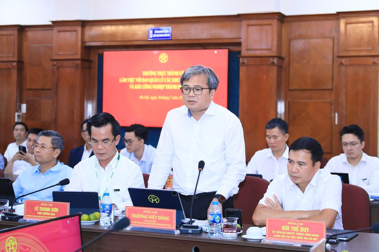 hó Chủ tịch UBND Thành phố Trương Việt Dũng phát biểu