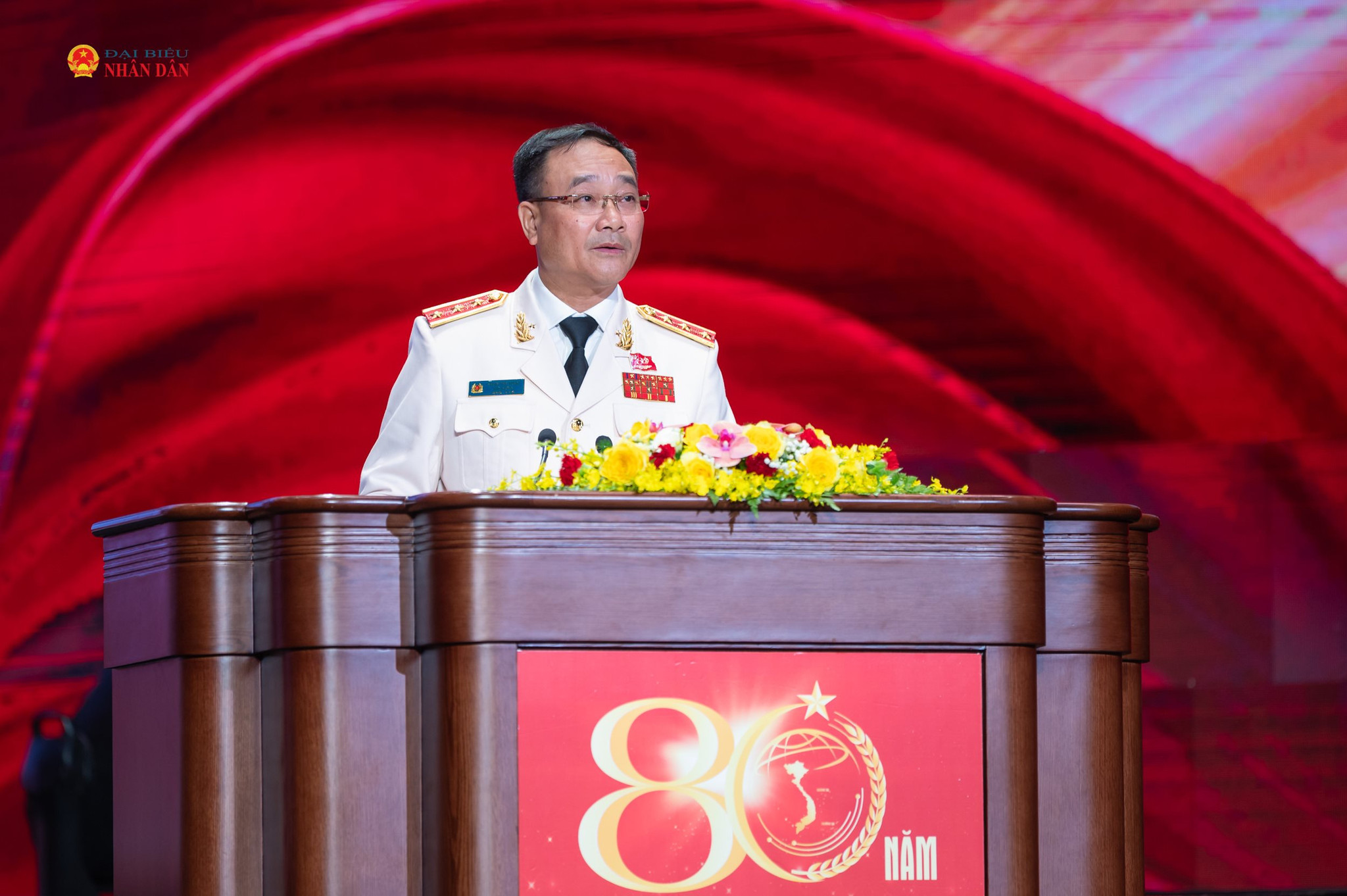Thứ trưởng Bộ Công an, Thủ trưởng cơ quan QQ8823 Online điều tra Bộ Công an, Thượng tướng Phạm Thế Tùng đọc diễn văn kỷ niệm