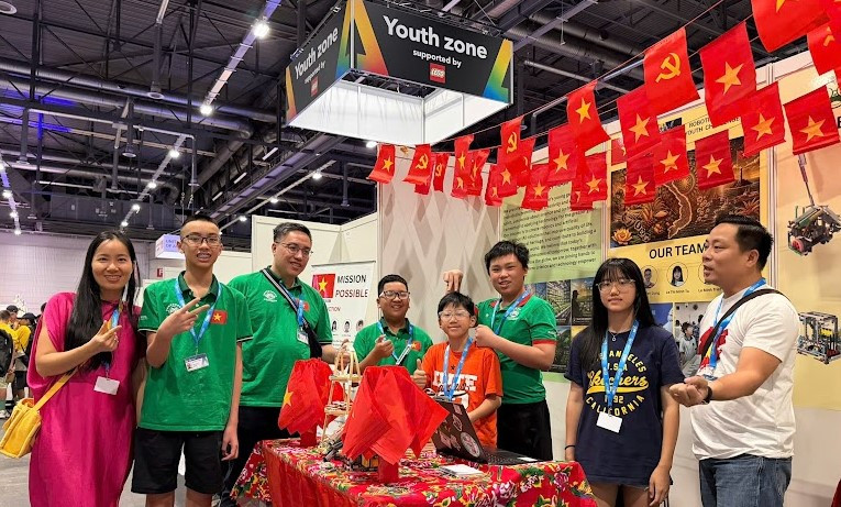Booth của đội tuyển Việt Nam