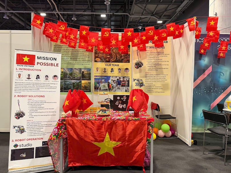 Booth của đội tuyển Việt Nam1