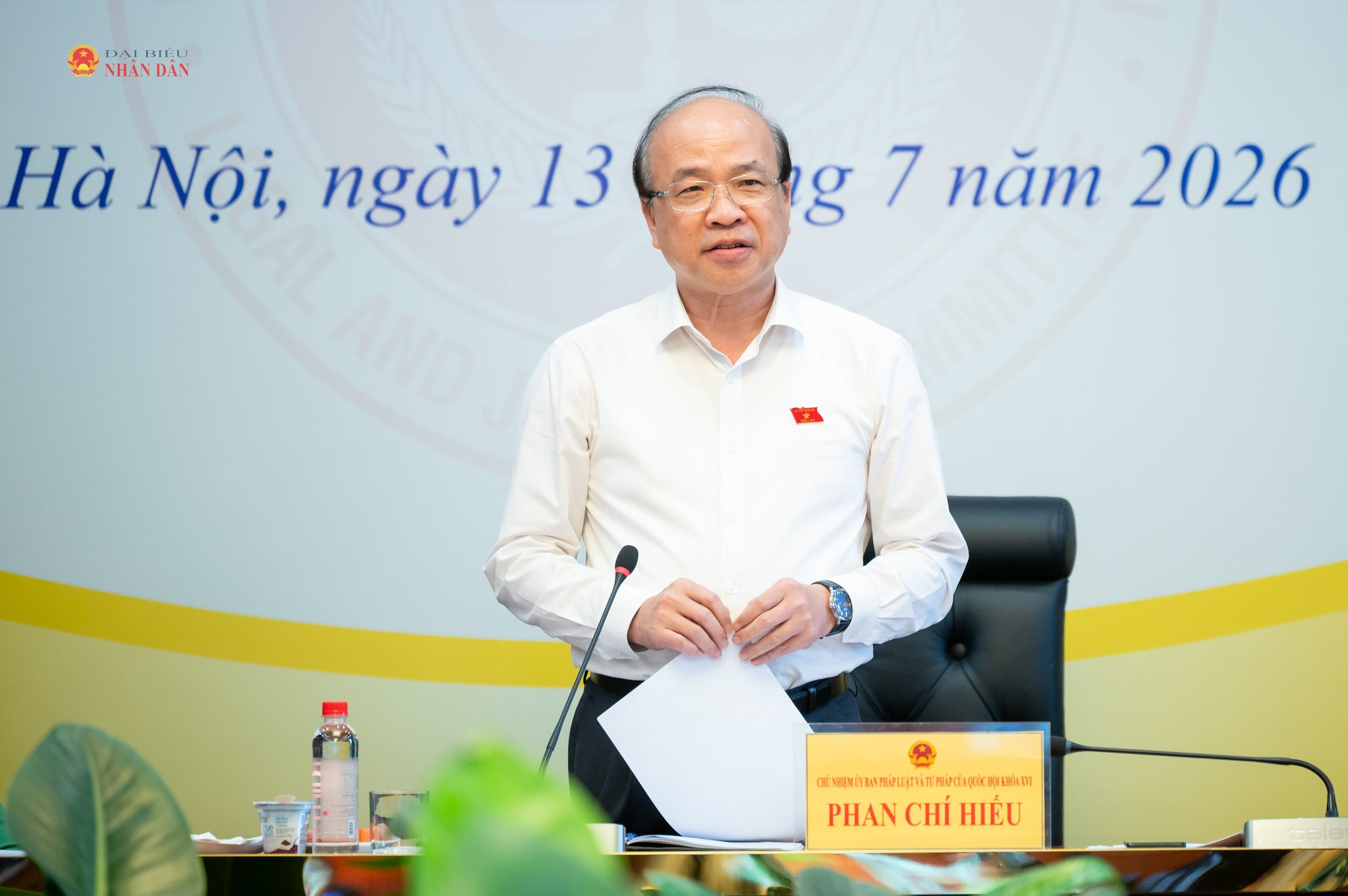 Chủ nhiệm Ủy ban Pháp luật và Tư pháp Phan Chí Hiếu