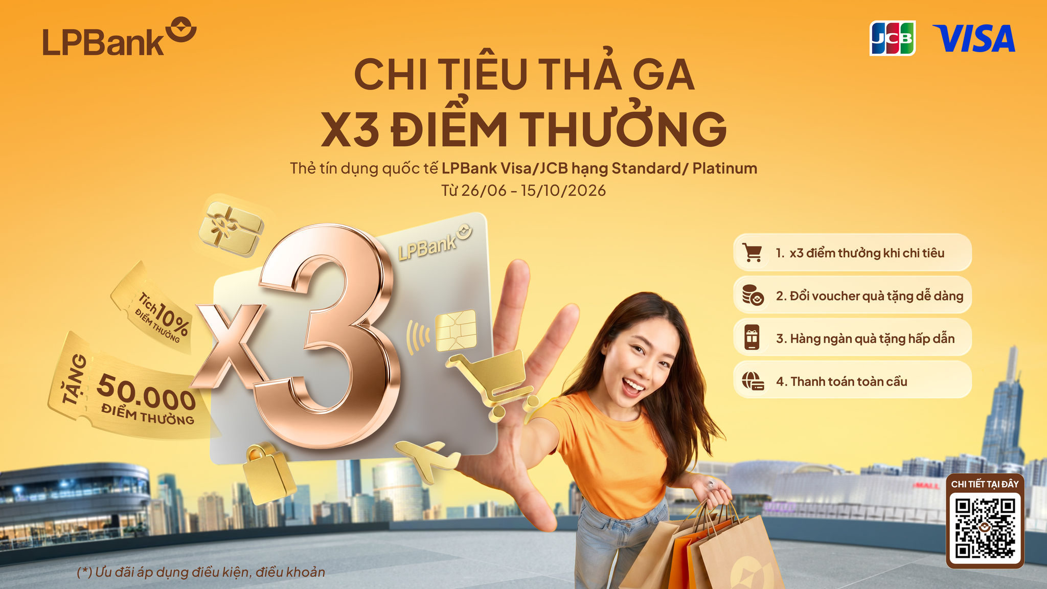 Chi tieu tha ga - Nhan ba diem thuong