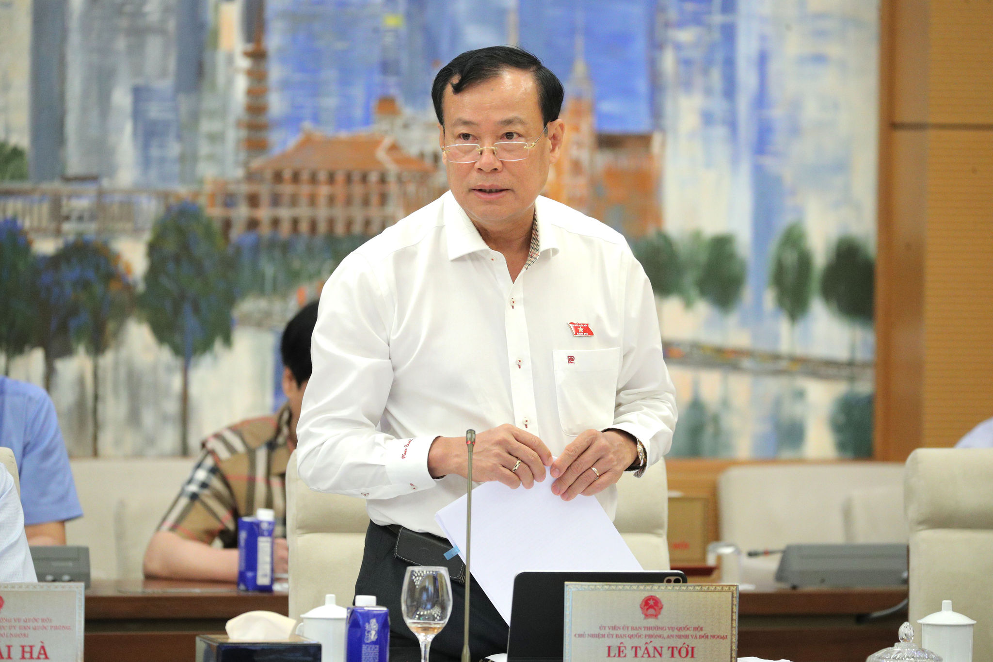 Chủ nhiệm Ủy ban Quốc phòng, An ninh và Đối ngoại Lê Tấn Tới