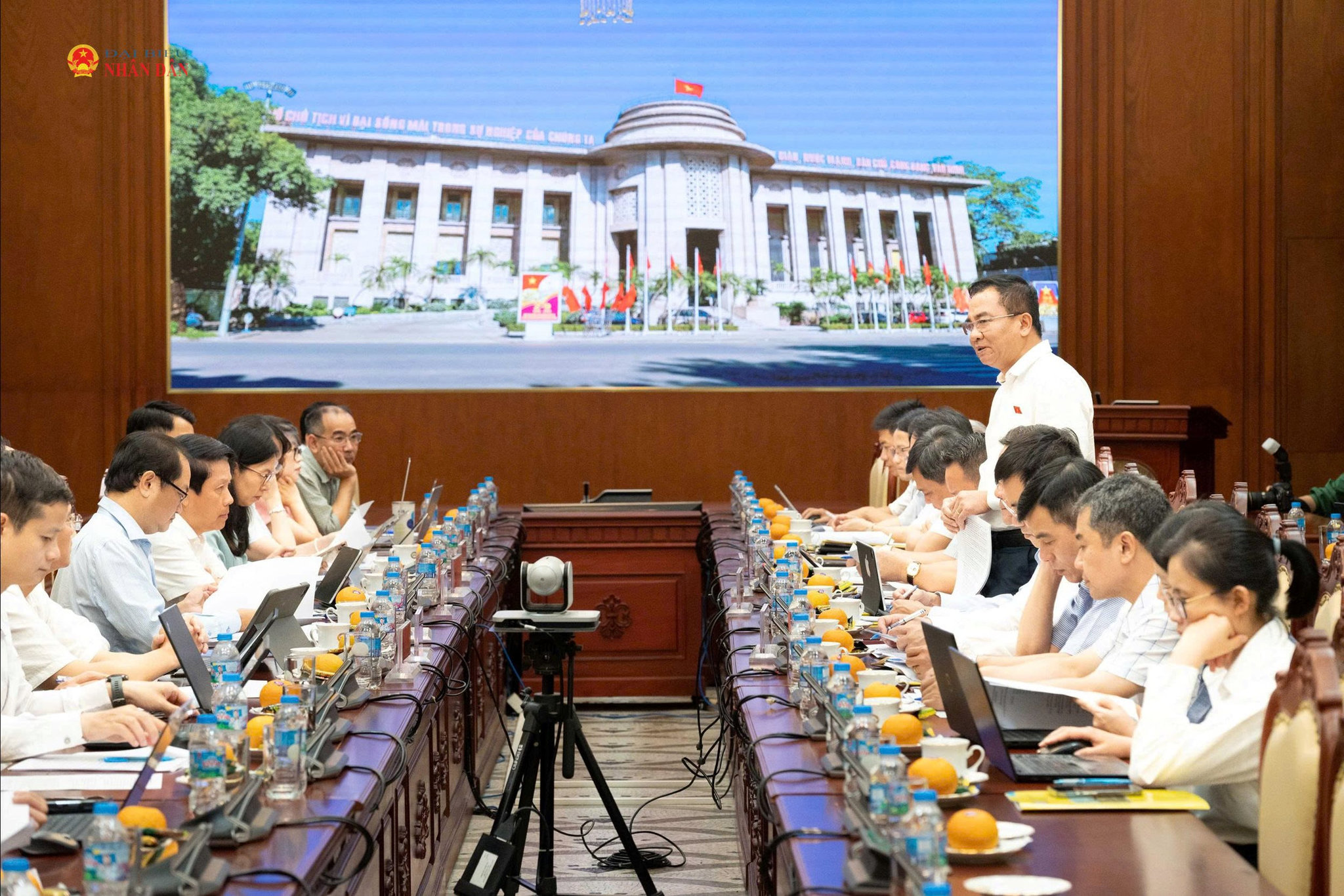 Quang cảnh cuộc làm việc với Ngân hàng nhà nước Việt Nam