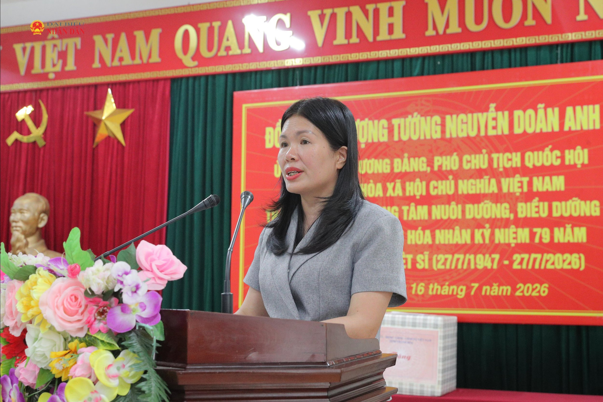 Giám đốc Trung tâm Nuôi dưỡng, điều dưỡng người có công Thanh Hóa Lê Thị Hằng