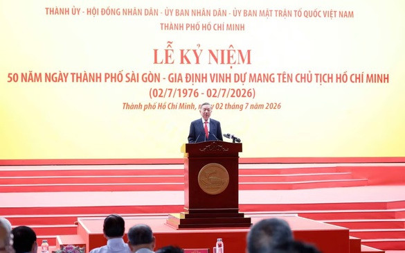 Full remarks by General Secretary, President To Lam at 50th anniversary of Sai Gon-Gia Dinh named after President Ho Chi Minh- Ảnh 1. Full remarks by General Secretary, President To Lam at 50th anniversary of Sai Gon-Gia Dinh named after President Ho Chi Minh- Ảnh 1.