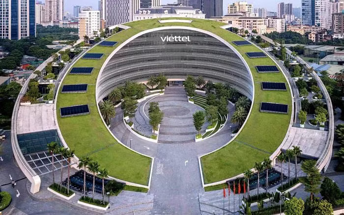 The headquarters of the Viettel Military Industry and Telecoms Group (Photo: Viettel)
