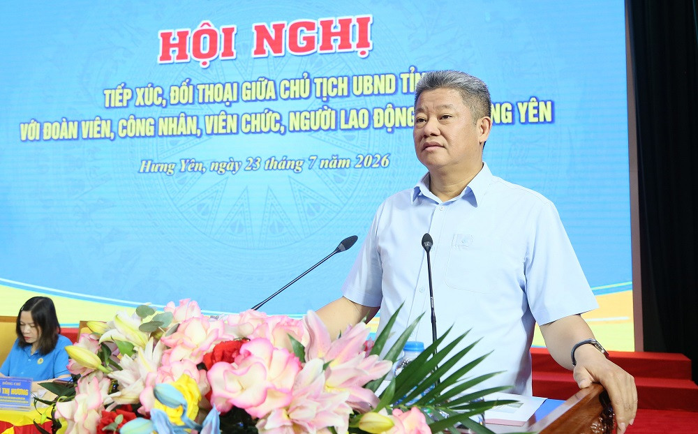 Phó Bí thư Tỉnh ủy, Chủ tịch UBND tỉnh Nguyễn Mạnh Quyền phát biểu kết luận hội nghị. Ảnh: Tấn Đa