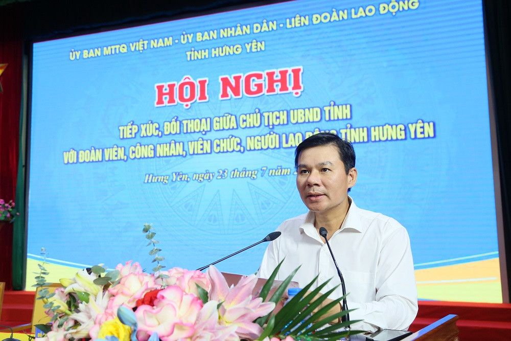 Đồng chí Phó Chủ tịch Thường trực UBND tỉnh Nguyễn Lê Huy thông tin tình hình phát triển kinh tế - xã hội 6 tháng đầu năm, phương hướng, nhiệm vụ 6 tháng cuối năm_