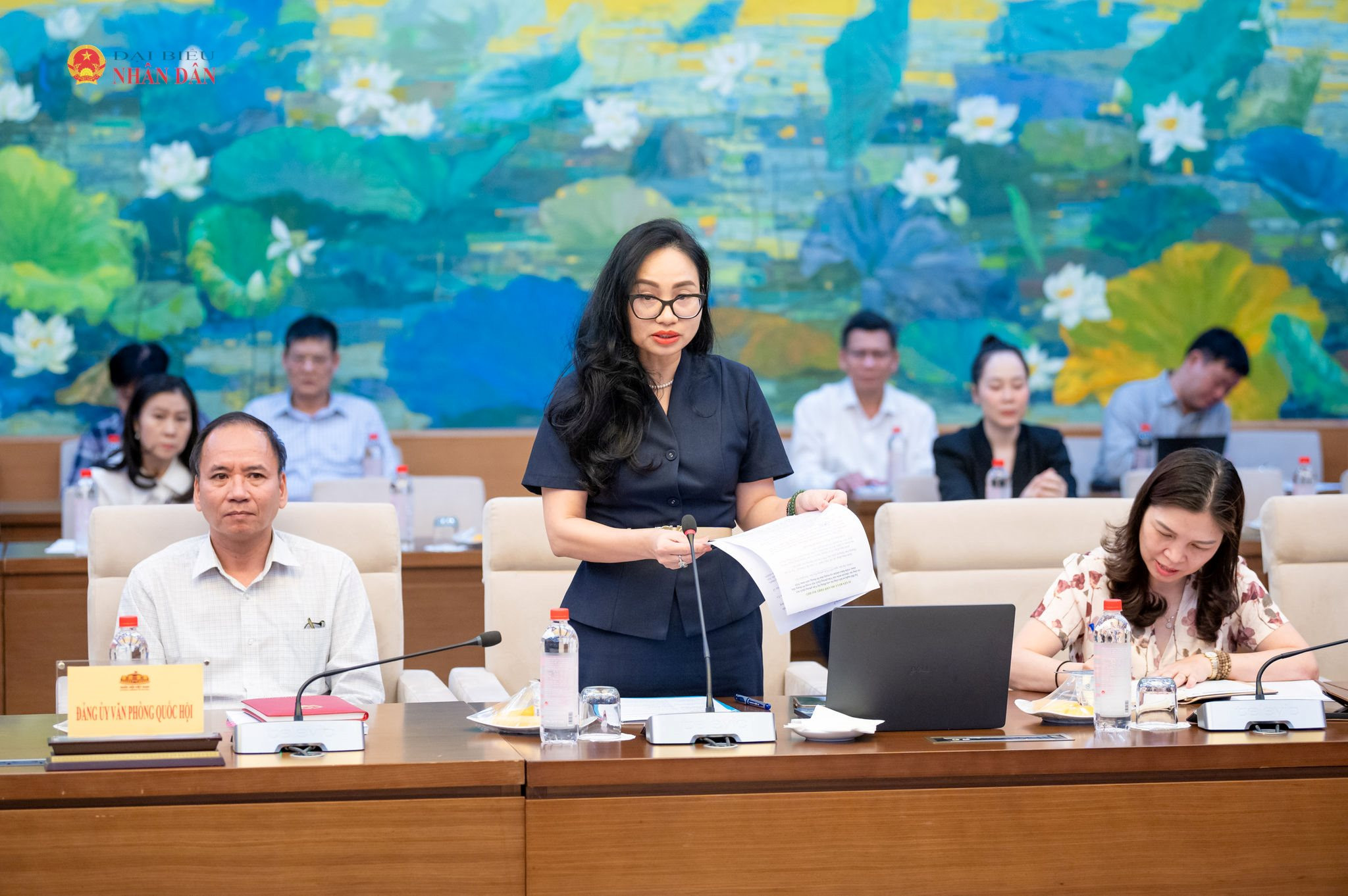 Vụ trưởng Vụ Tổng hợp Lương Thị Thu Hà phát biểu