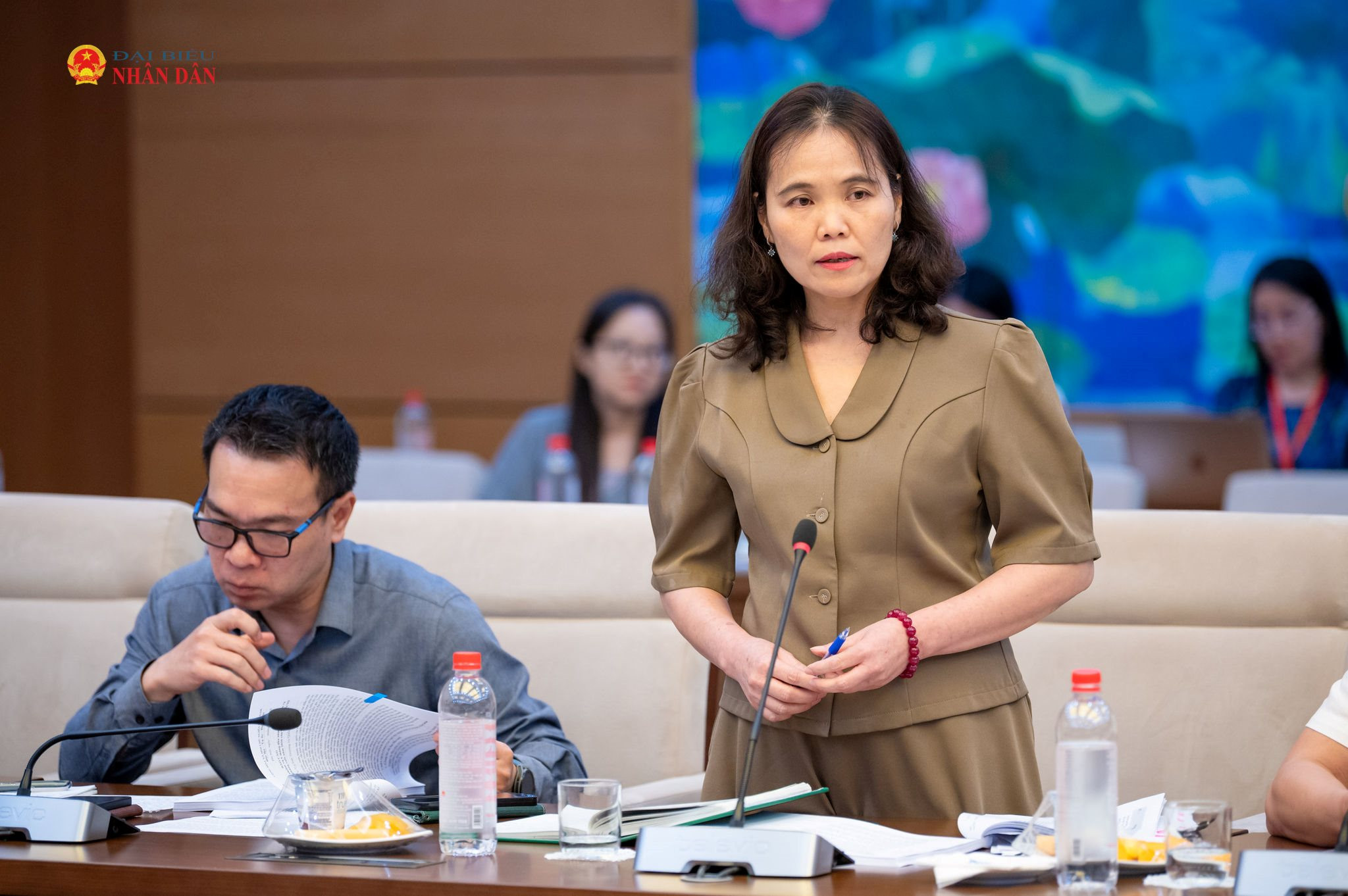 Vụ trưởng Vụ Hành chính Đỗ Thị Thanh phát biểu