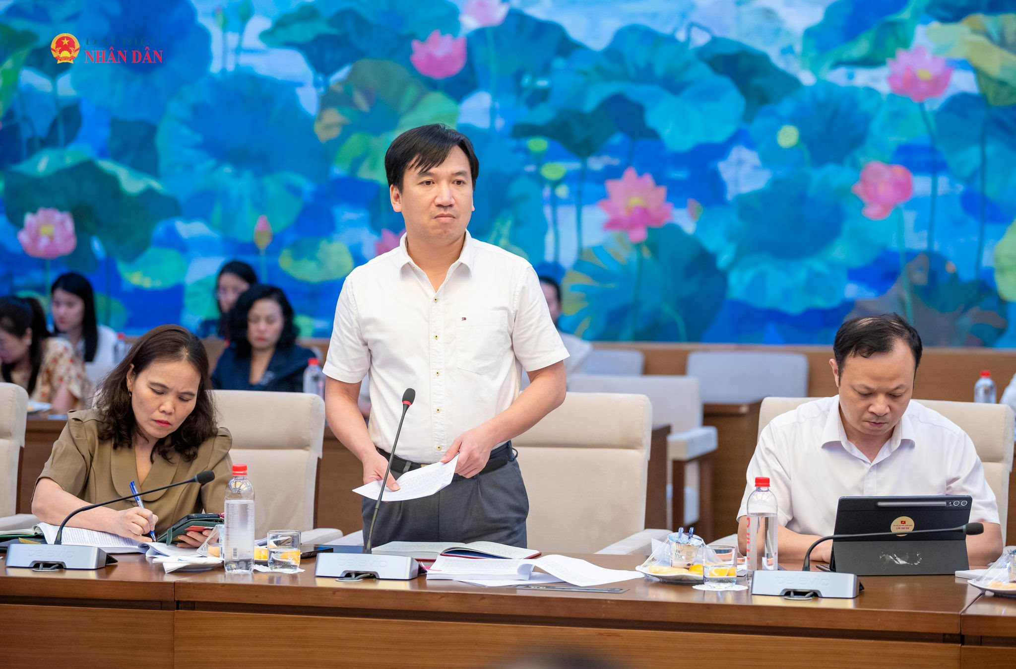Vụ trưởng Vụ Tổ chức cán bộ Trịnh Ngọc Đức phát biểu