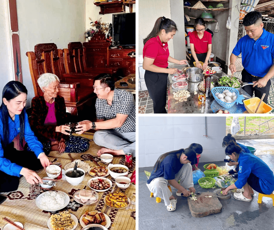 Bãi biển Xanh dương Ảnh ghép Đơn giản Bài đăng Facebook