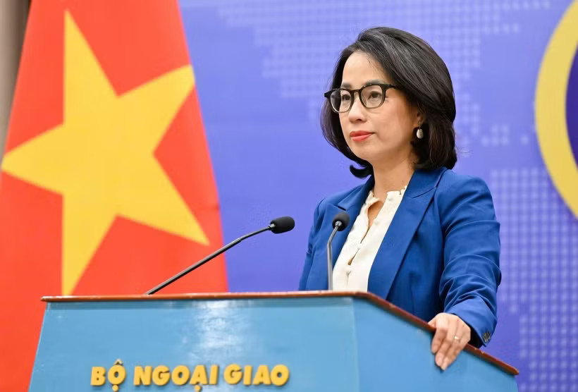 Spokeswoman of the Vietnamese Ministry of Foreign Affairs Pham Thu Hang. (Photo: Ministry of Foreign Affairs)