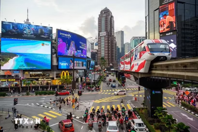 A corner of Kuala Lumpur, Malaysia. (Photo: Xinhua/VNA)