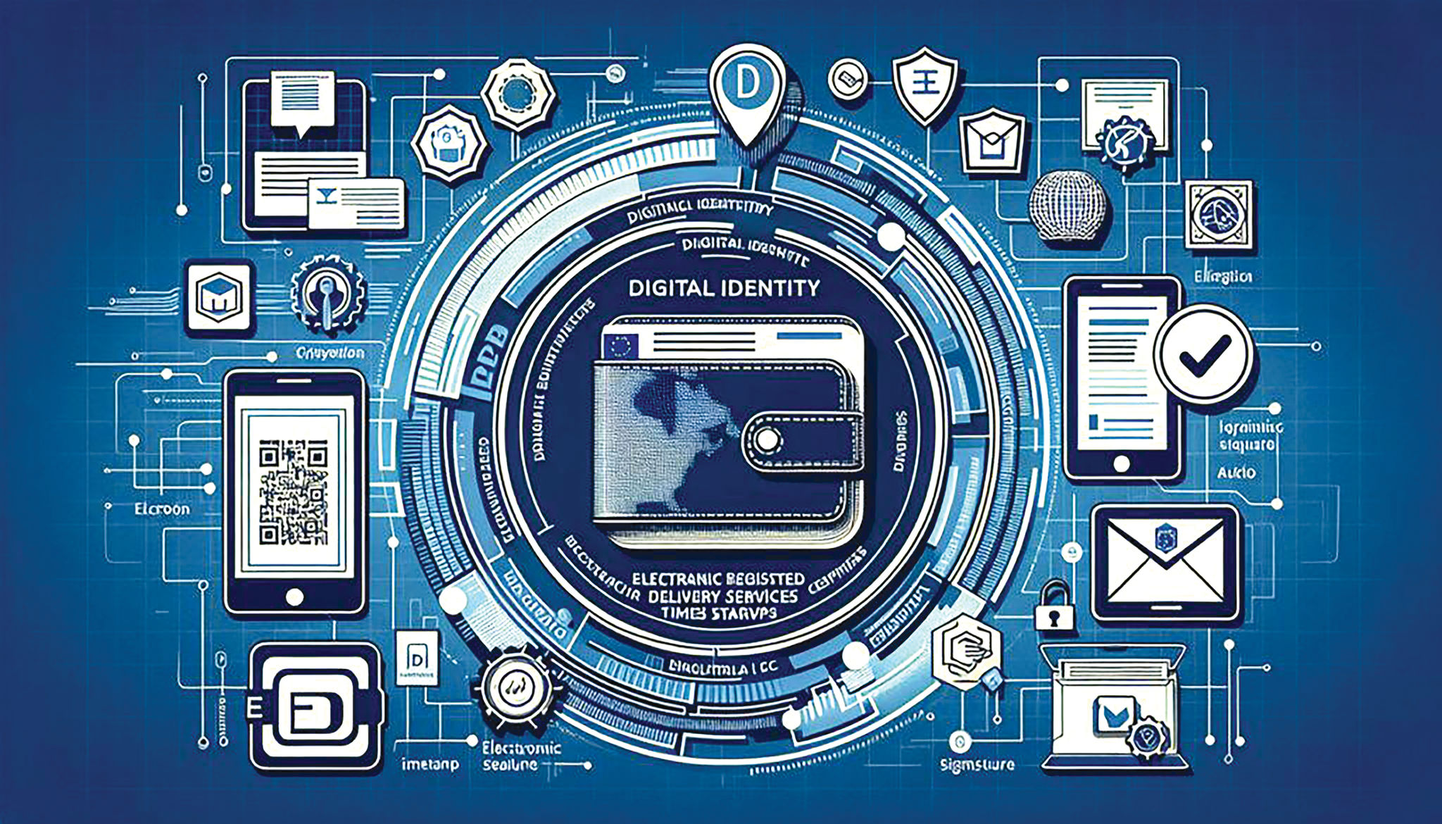 Ảnh minh họa mô phỏng hệ thống eIDAS 2.0 của EU Nguồn: digitaltrade4.eu