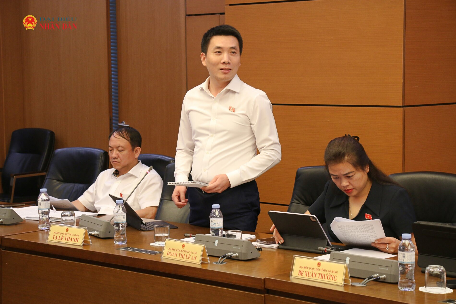 ĐBQH Tạ Lê Thanh (Cao Bằng) phát biểu