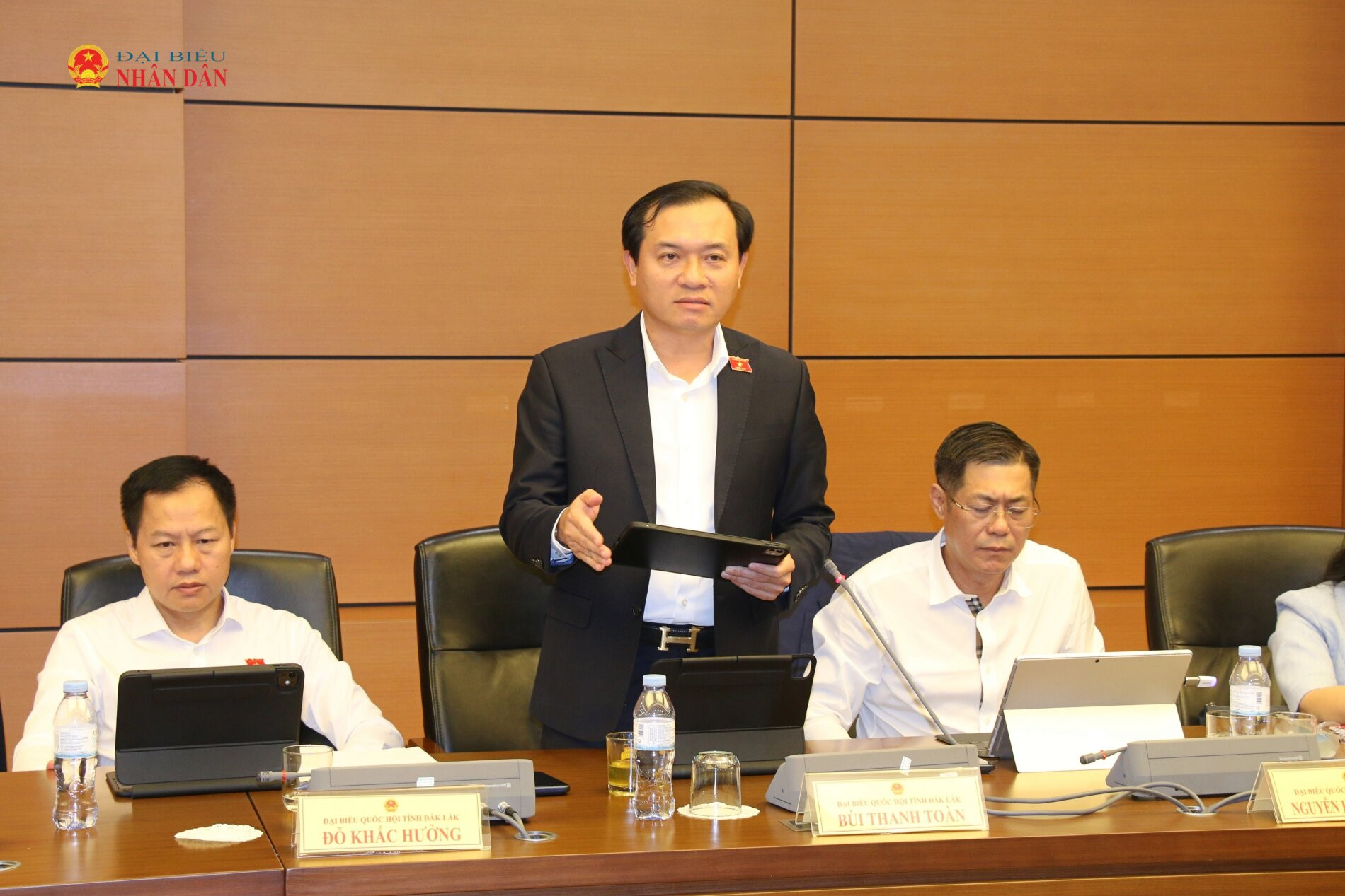 ĐBQH Bùi Thanh Toàn (Đắk Lắk) phát biểu