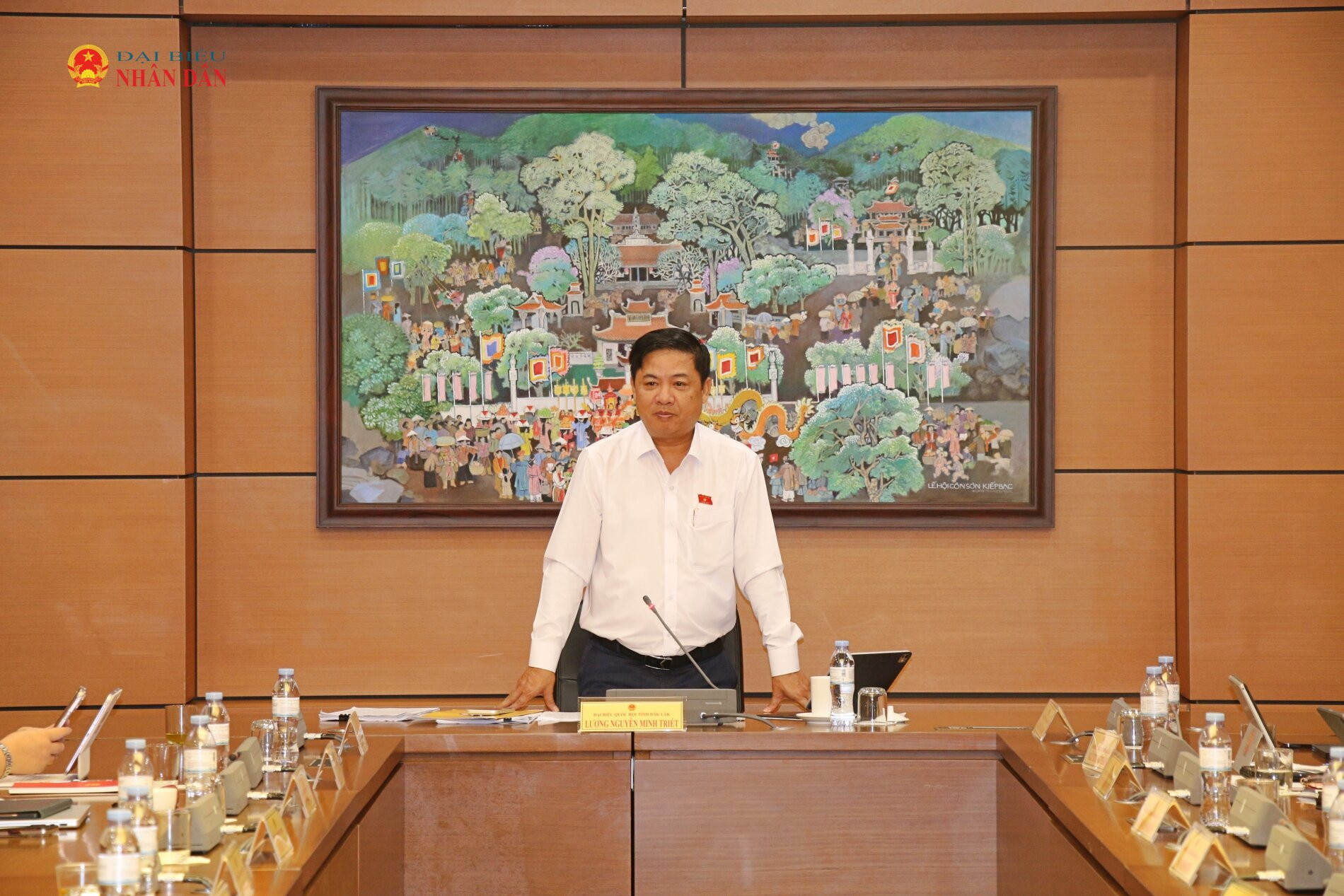 ĐBQH Lương Nguyễn Minh Triết (Đắk Lắk) phát biểu