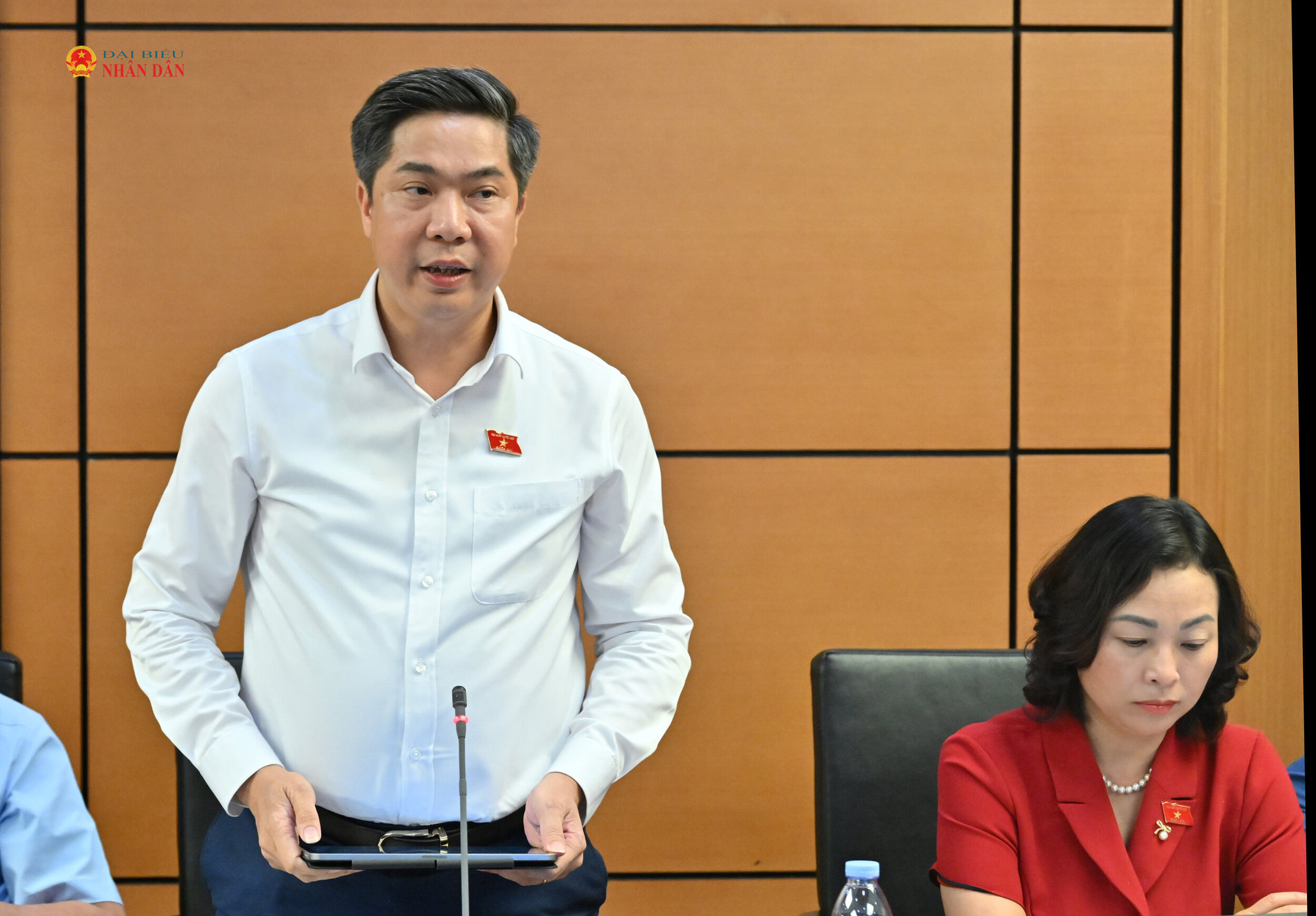ĐBQH Nguyễn Đào Tùng (Vĩnh Long) phát biểu