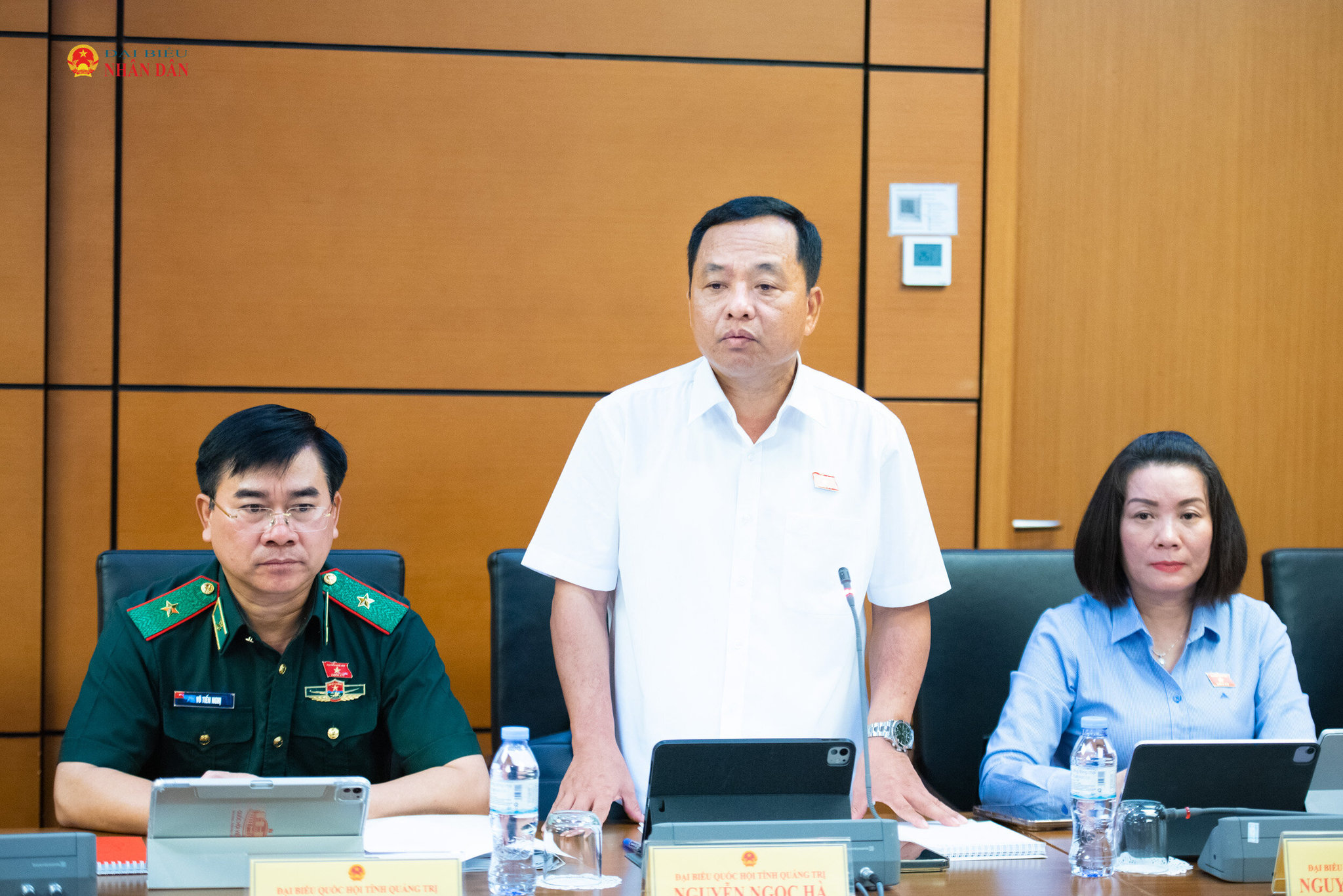 ĐBQH Nguyễn Ngọc Hà (Quảng Trị) phát biểu