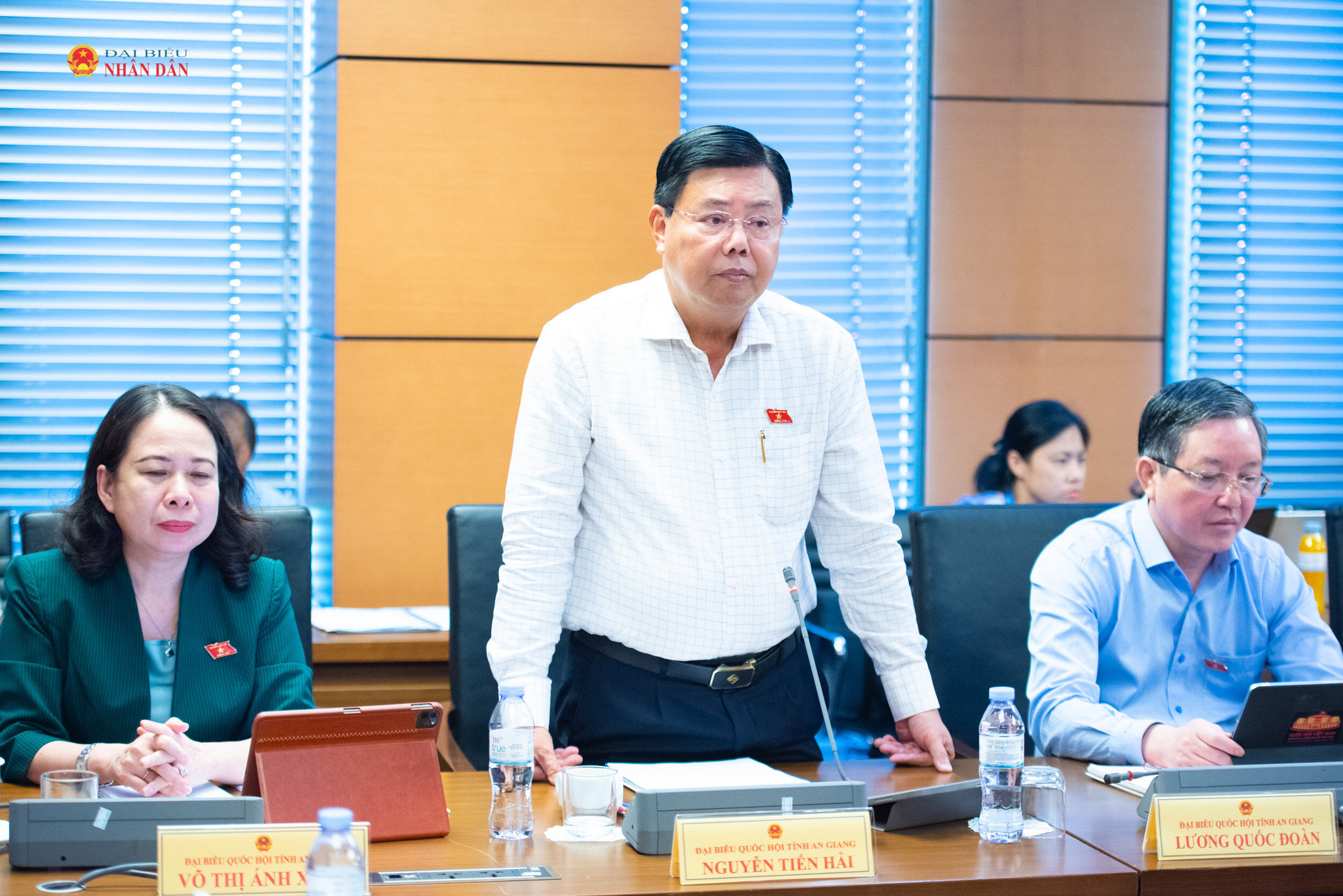 ĐBQH Nguyễn Tiến Hải (An Giang) phát biểu 