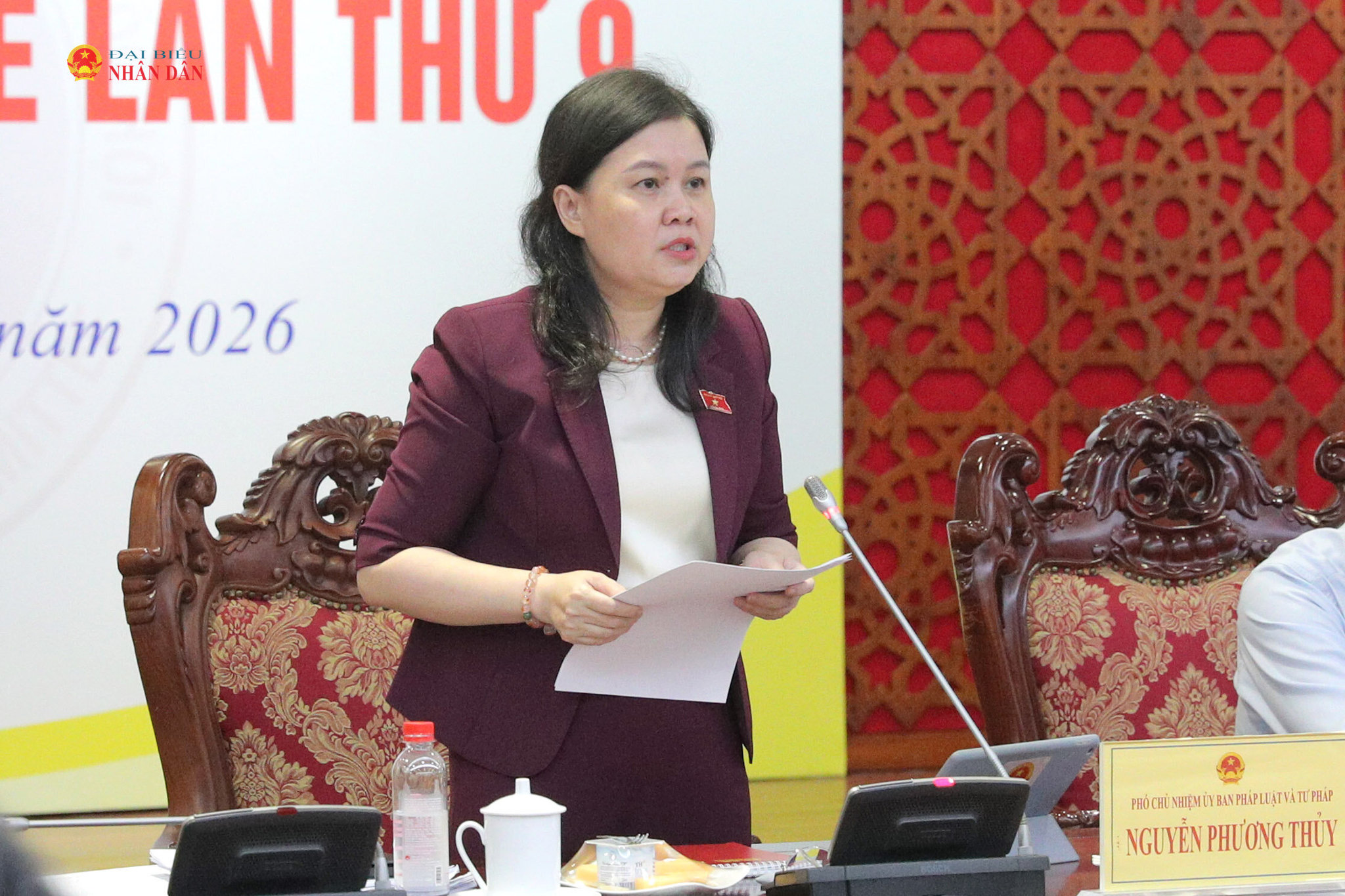 Phó Chủ nhiệm Ủy ban Pháp luật và Tư pháp Nguyễn Phương Thủy