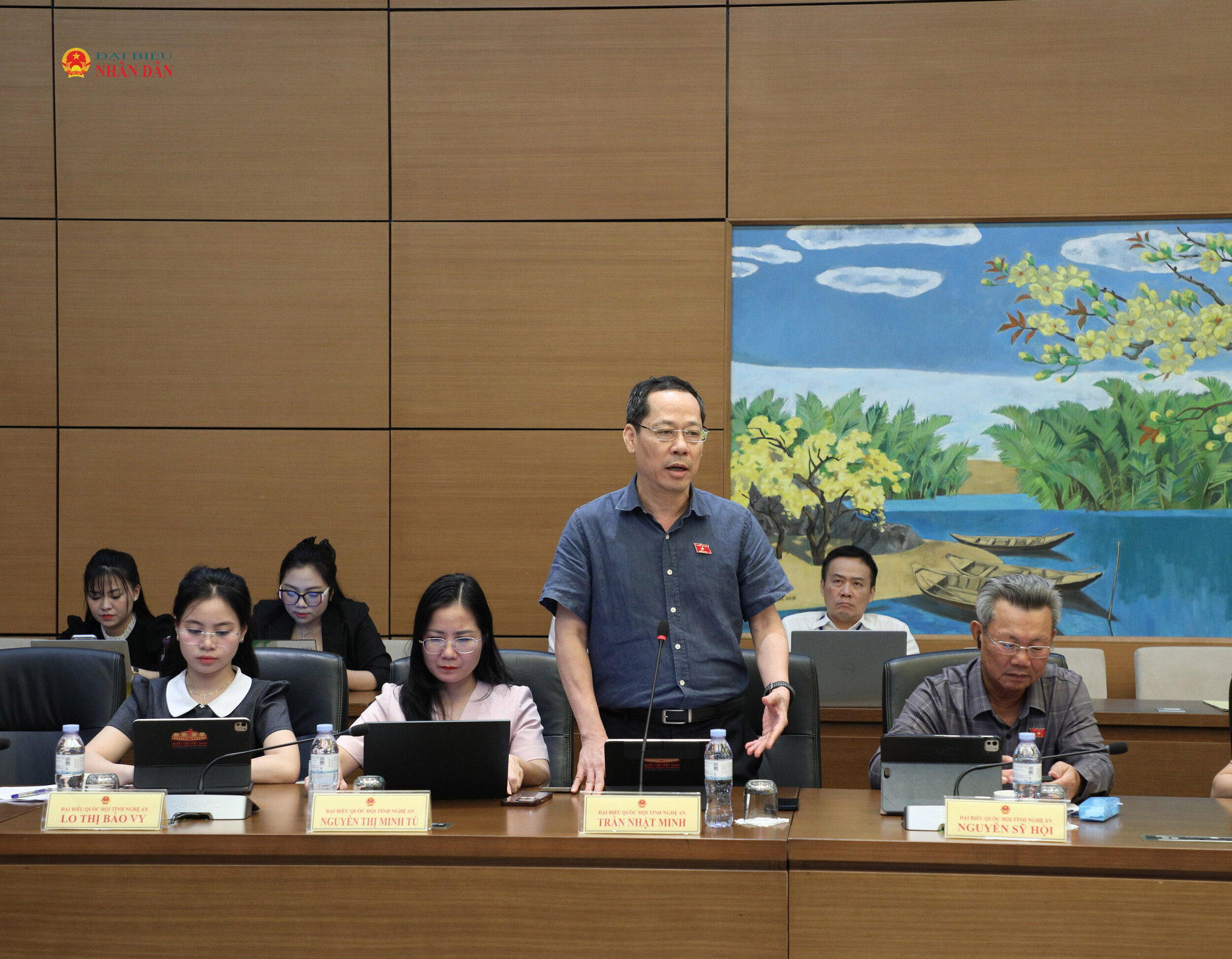 ĐBQH Trần Nhật Minh (Nghệ An) phát biểu