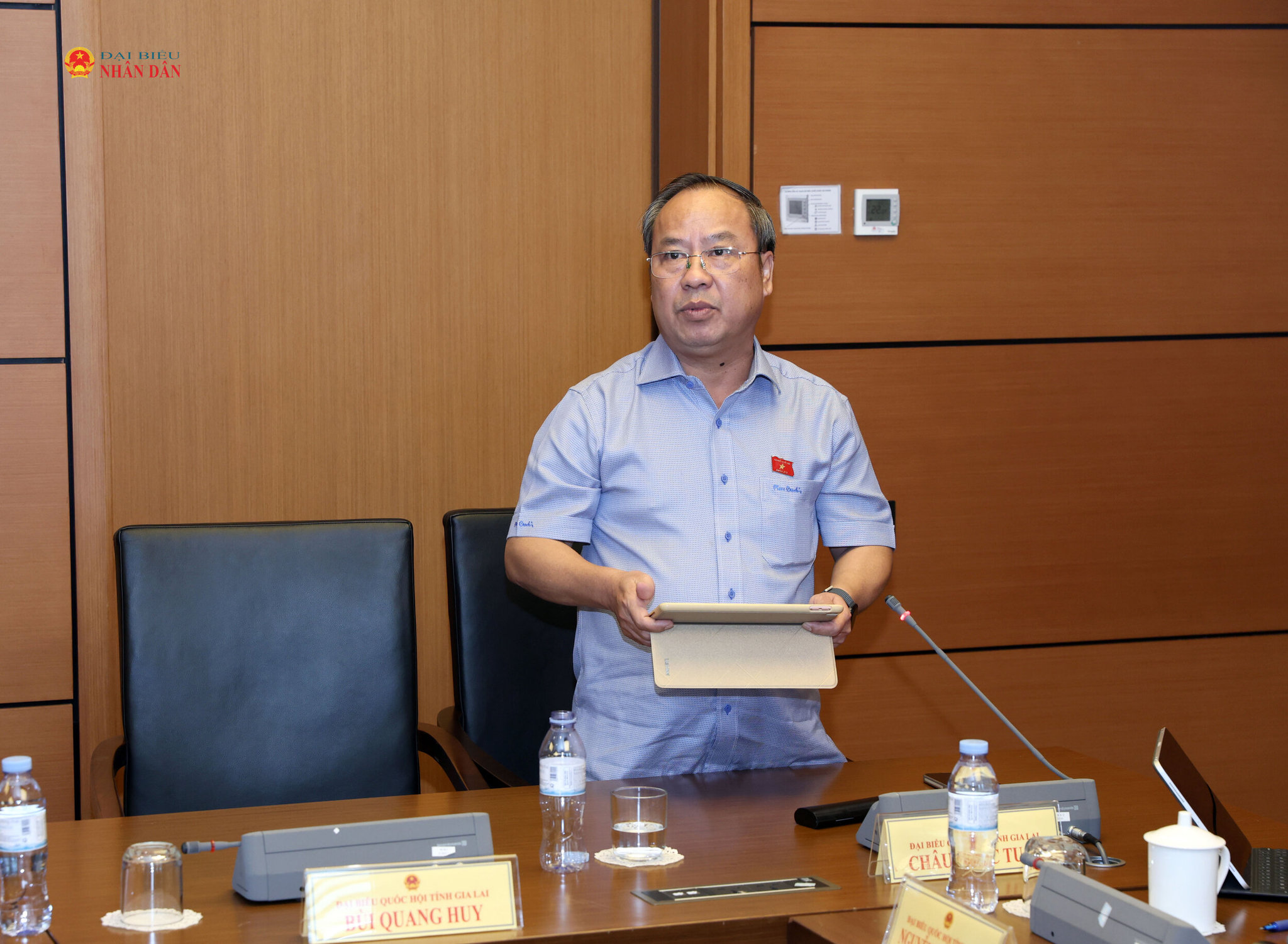 ĐBQH Châu Ngọc Tuấn (Gia Lai) phát biểu