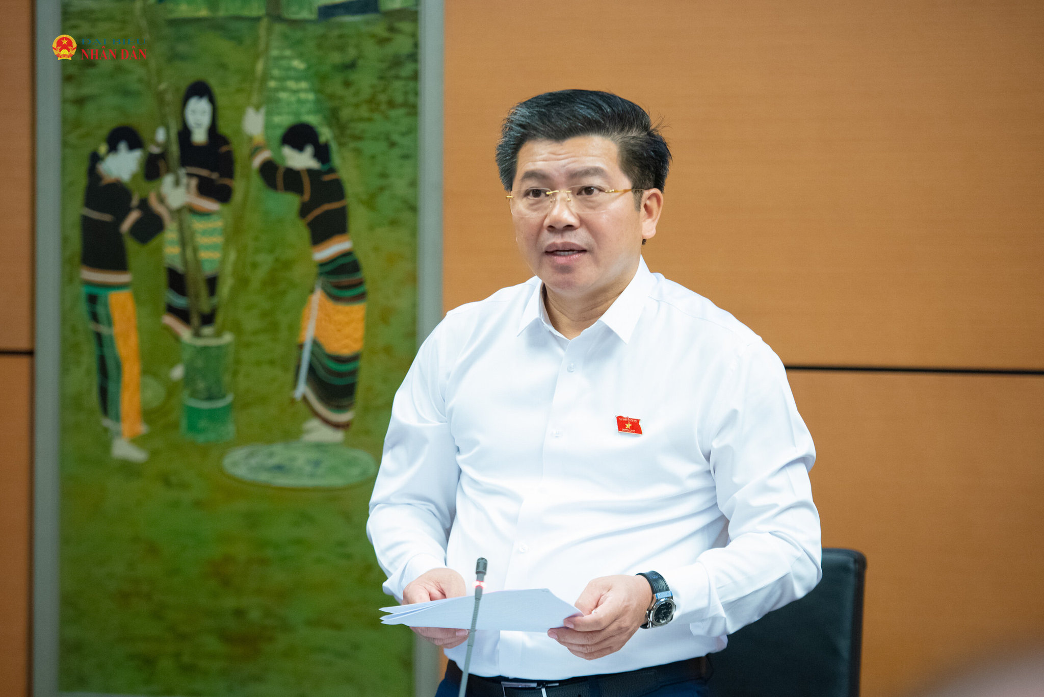ĐBQH Trần Vũ Khiêm (Quảng Trị) phát biểu