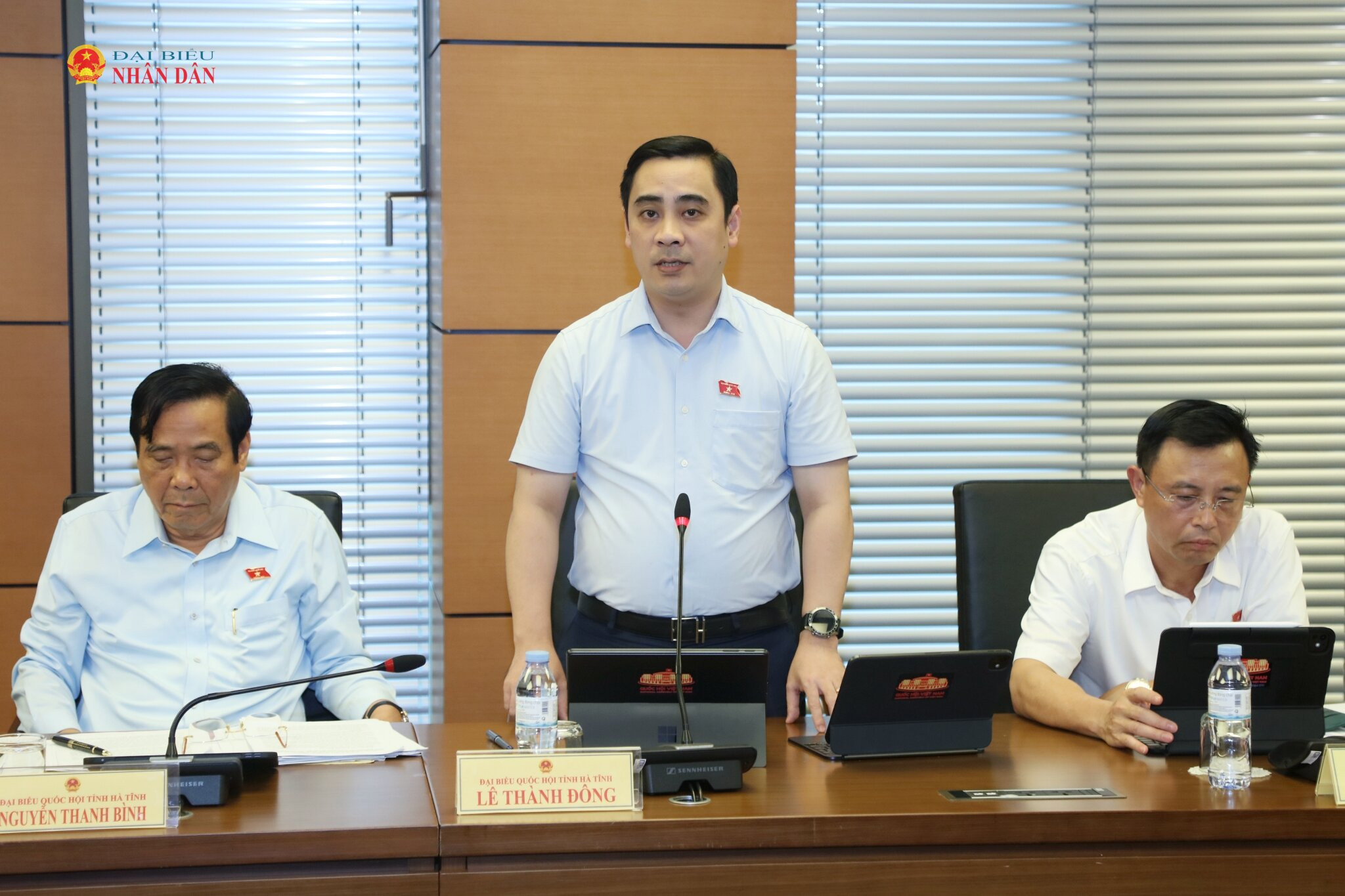 ĐBQH Lê Thành Đông (Hà Tĩnh) phát biểu 