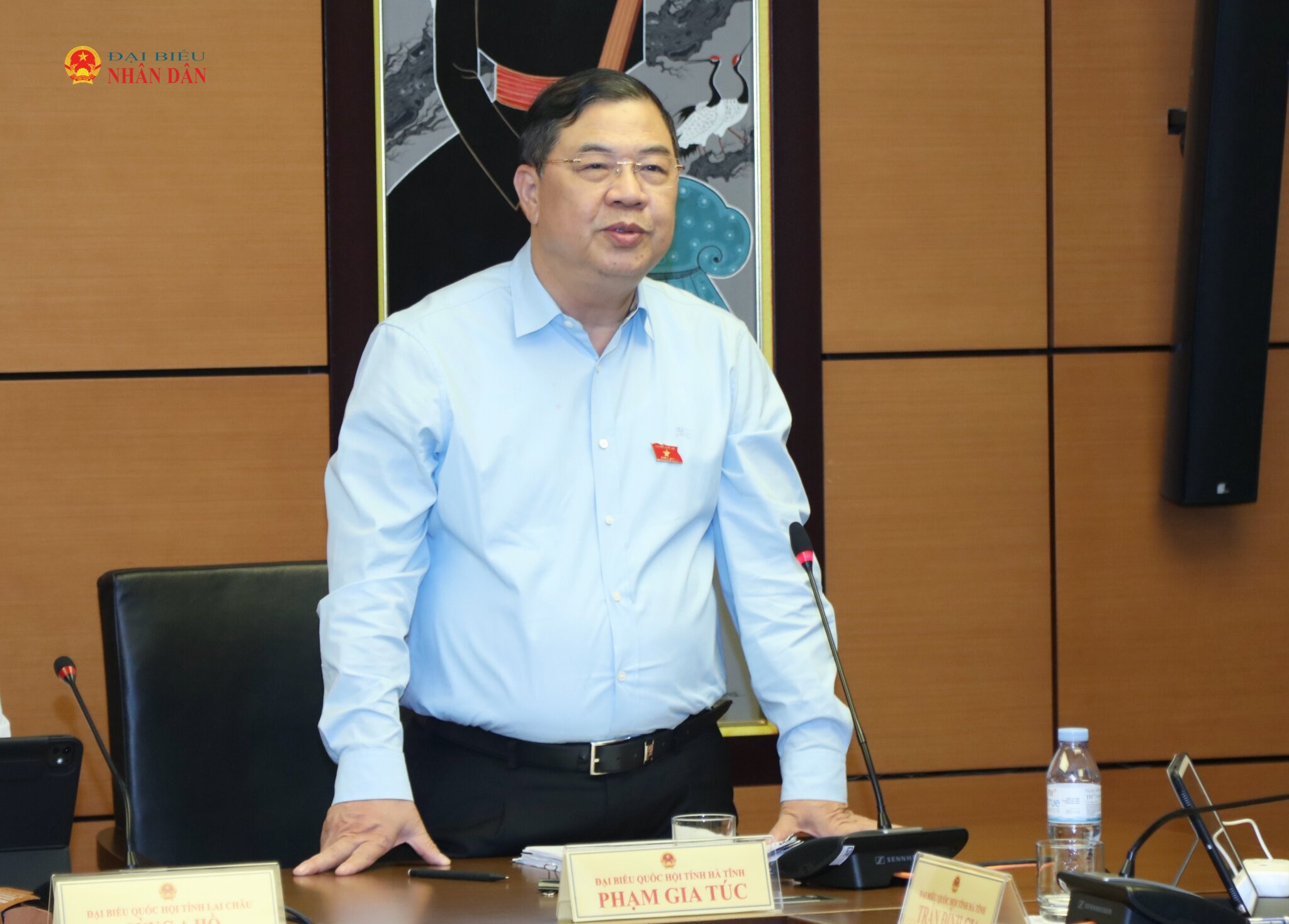 ĐBQH Phạm Gia Túc (Hà Tĩnh) phát biểu 