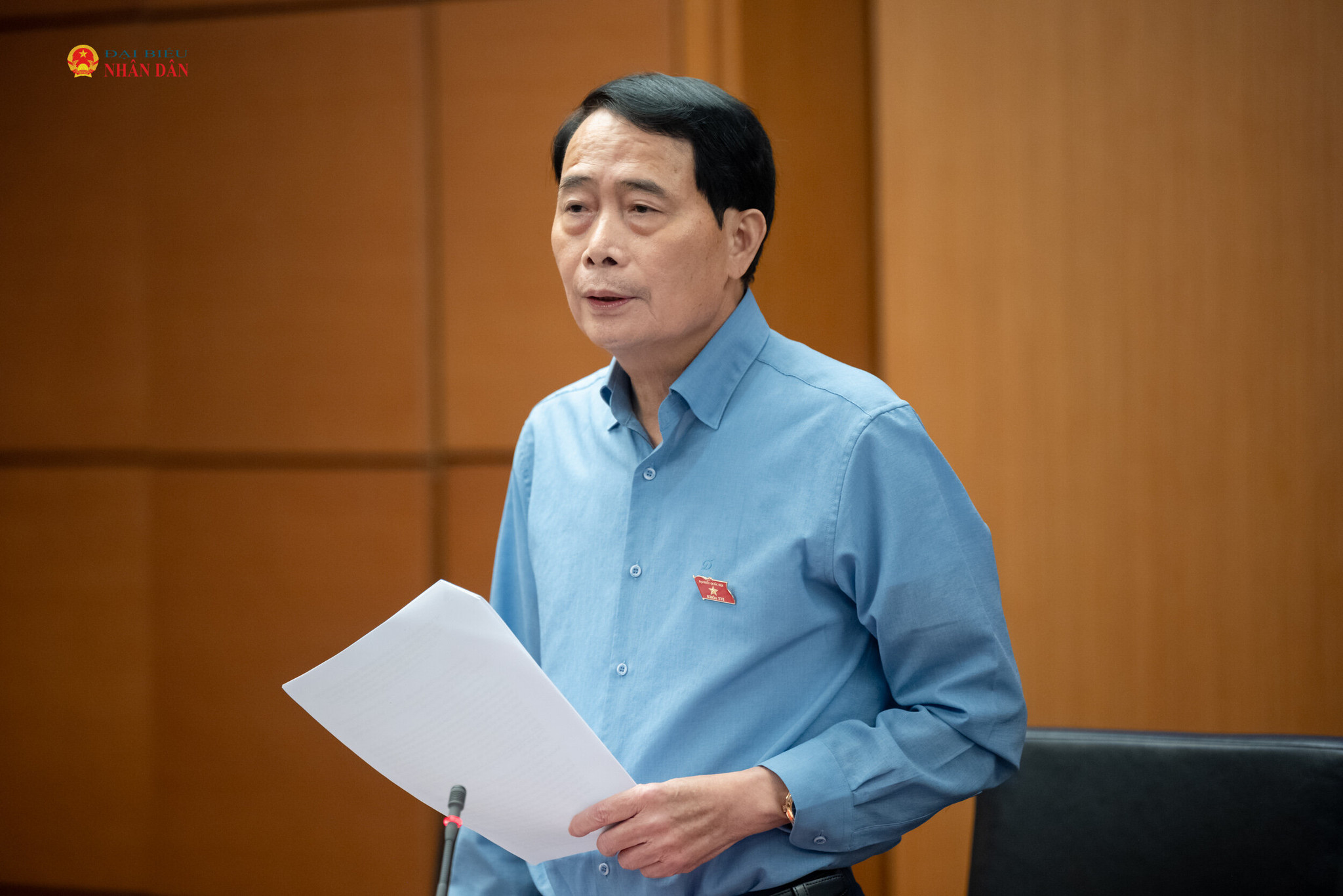 ĐBQH Lê Quốc Hùng (TP. Hồ Chí Minh) phát biểu