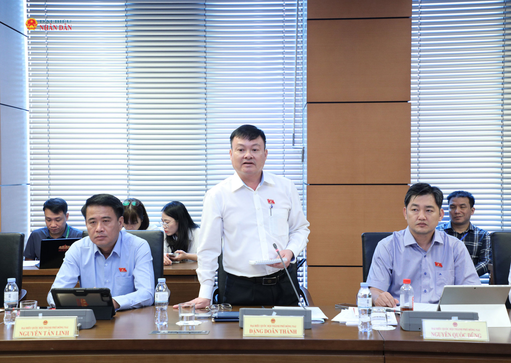 Đại biểu Đặng Doãn Thành (Đồng Nai) phát biểu thảo luận tại tổ