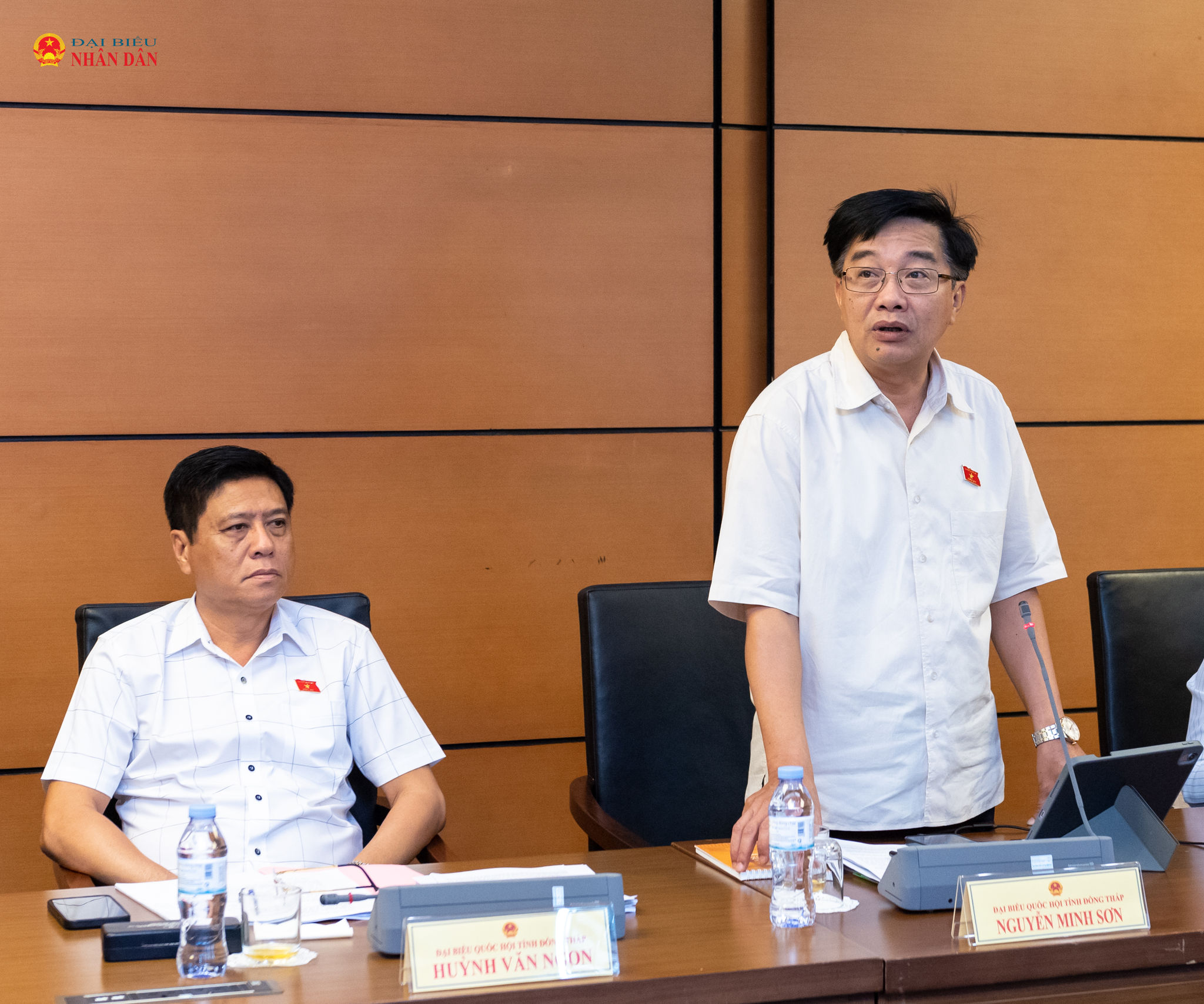 ĐBQH Nguyễn Minh Sơn (Đồng Tháp) phát biểu