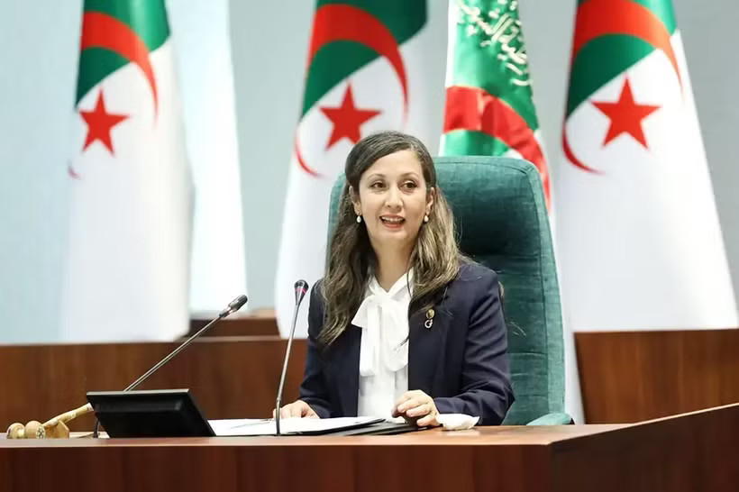 Khalida Boufedeche, newly elected Speaker of Algeria's People's National Assembly (Photo: APS.DZ) 