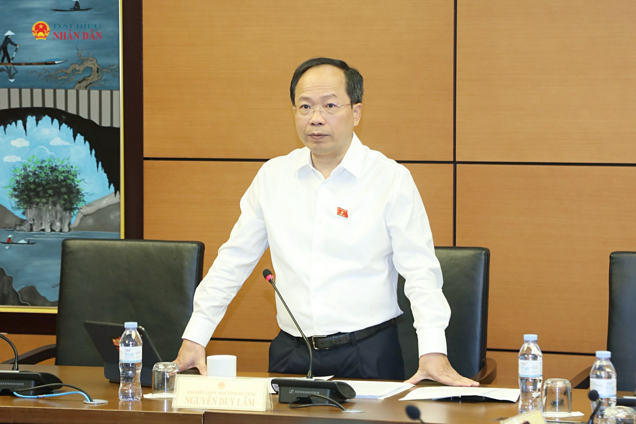 ĐBQH Nguyễn Duy Lâm (Hà Tĩnh) phát biểu 