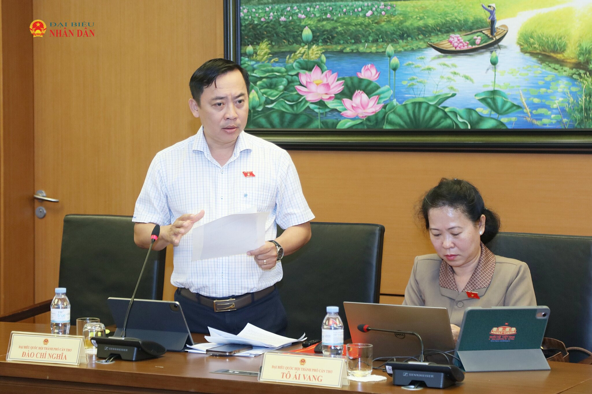 ĐBQH Đào Chí Nghĩa (Cần Thơ) phát biểu 