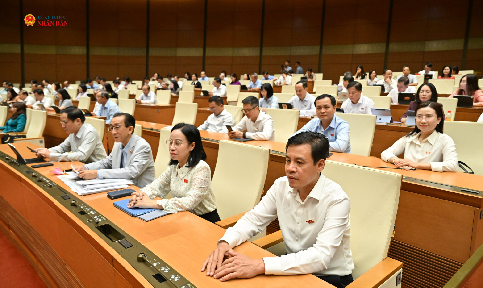Các đại biểu tại phiên họpVQK_5206