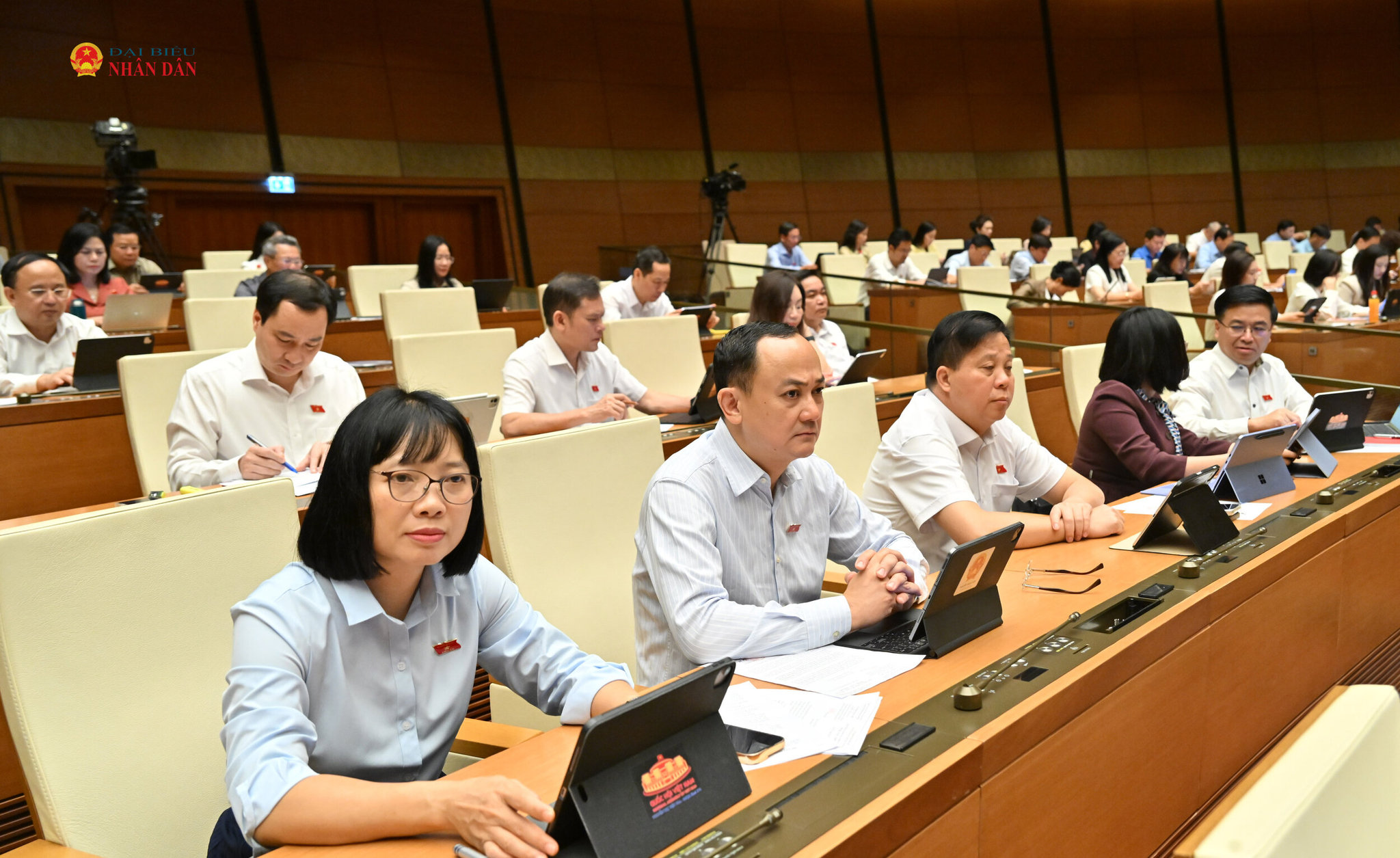 Các đại biểu tại phiên họpVQK_5387