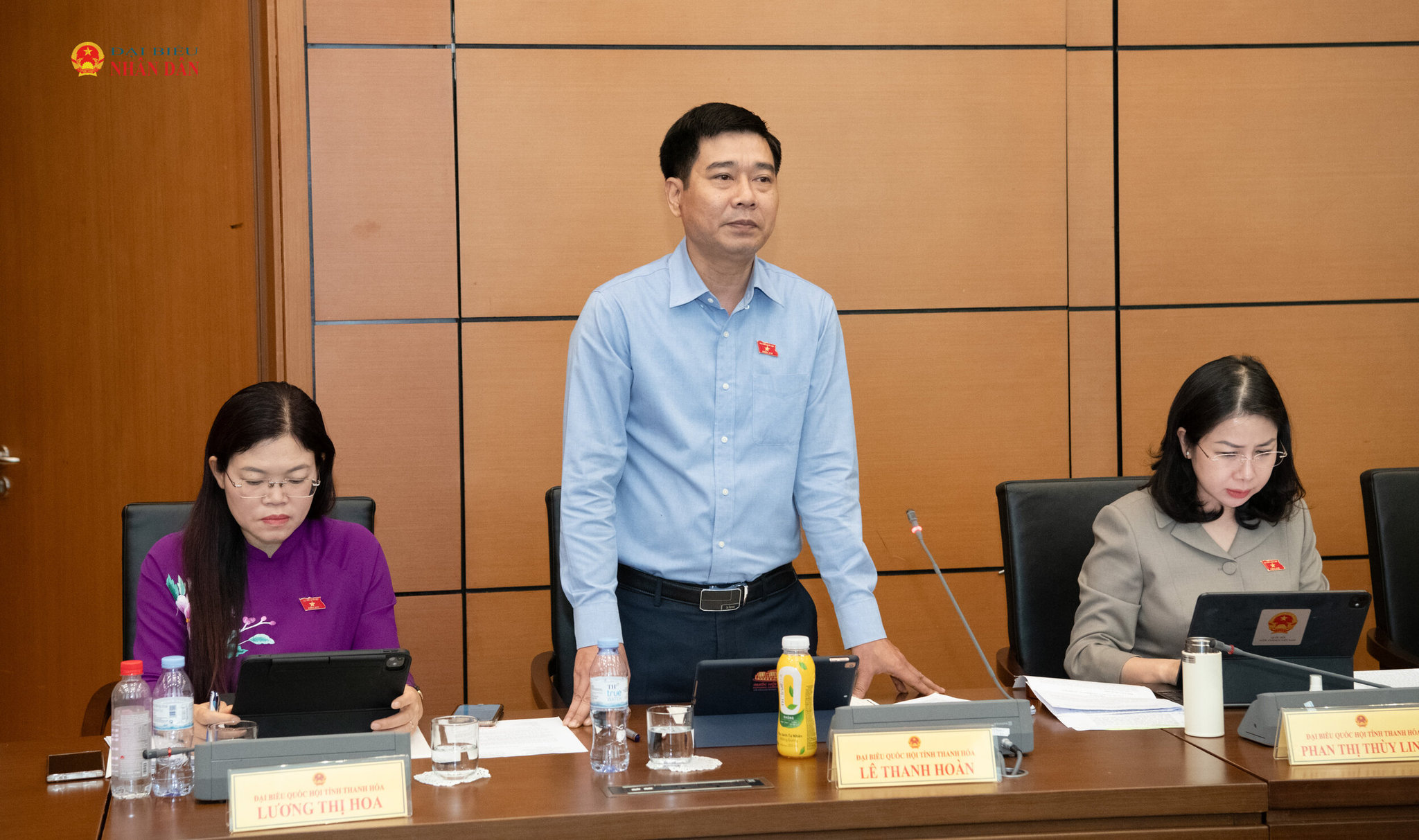 ĐBQH Lê Thanh Hoàn (Thanh Hóa) phát biểu. Ảnh: Lâm Hiển