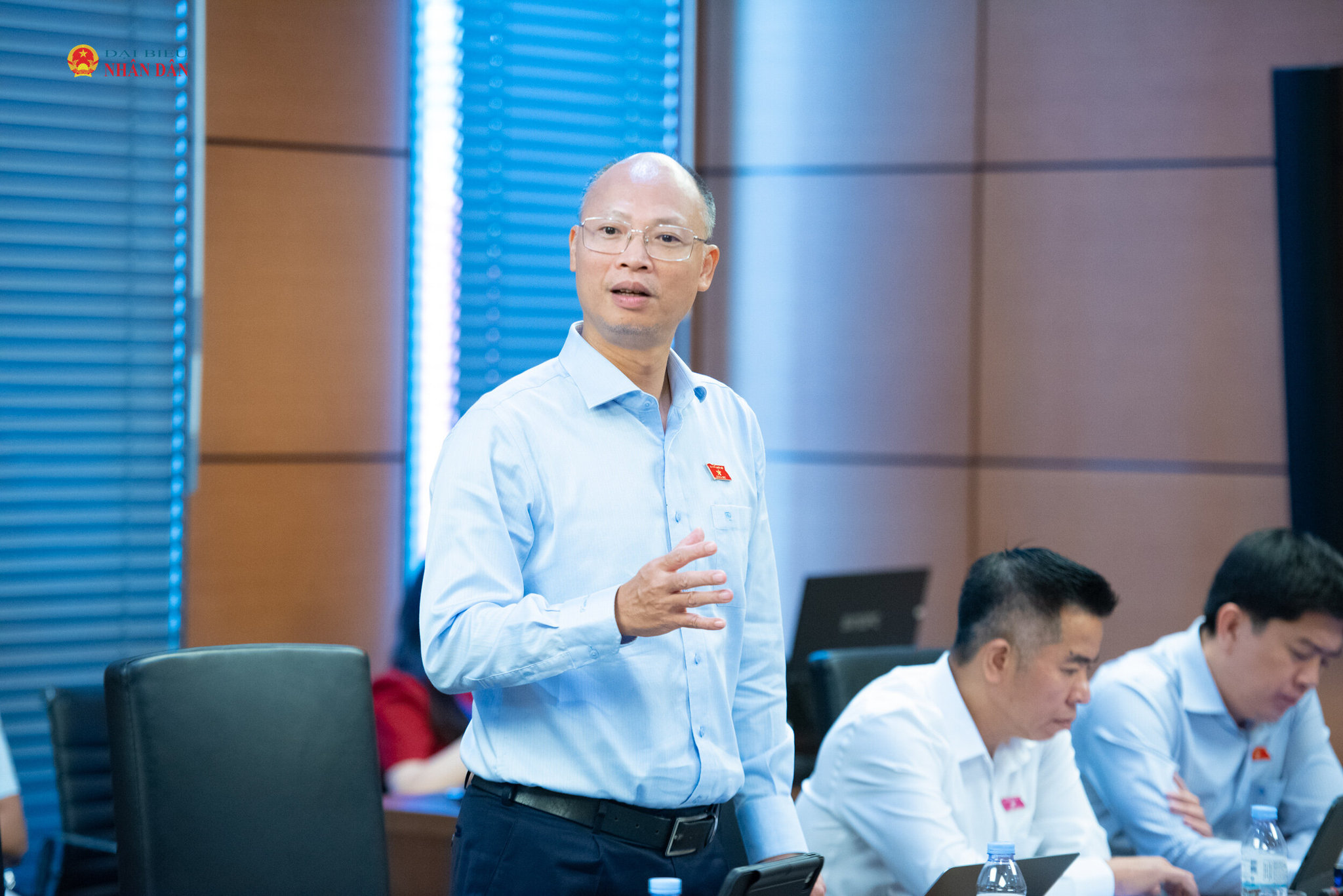ĐBQH Lê Trung Thành (An Giang) phát biểu thảo luận tại Tổ 13 (2)